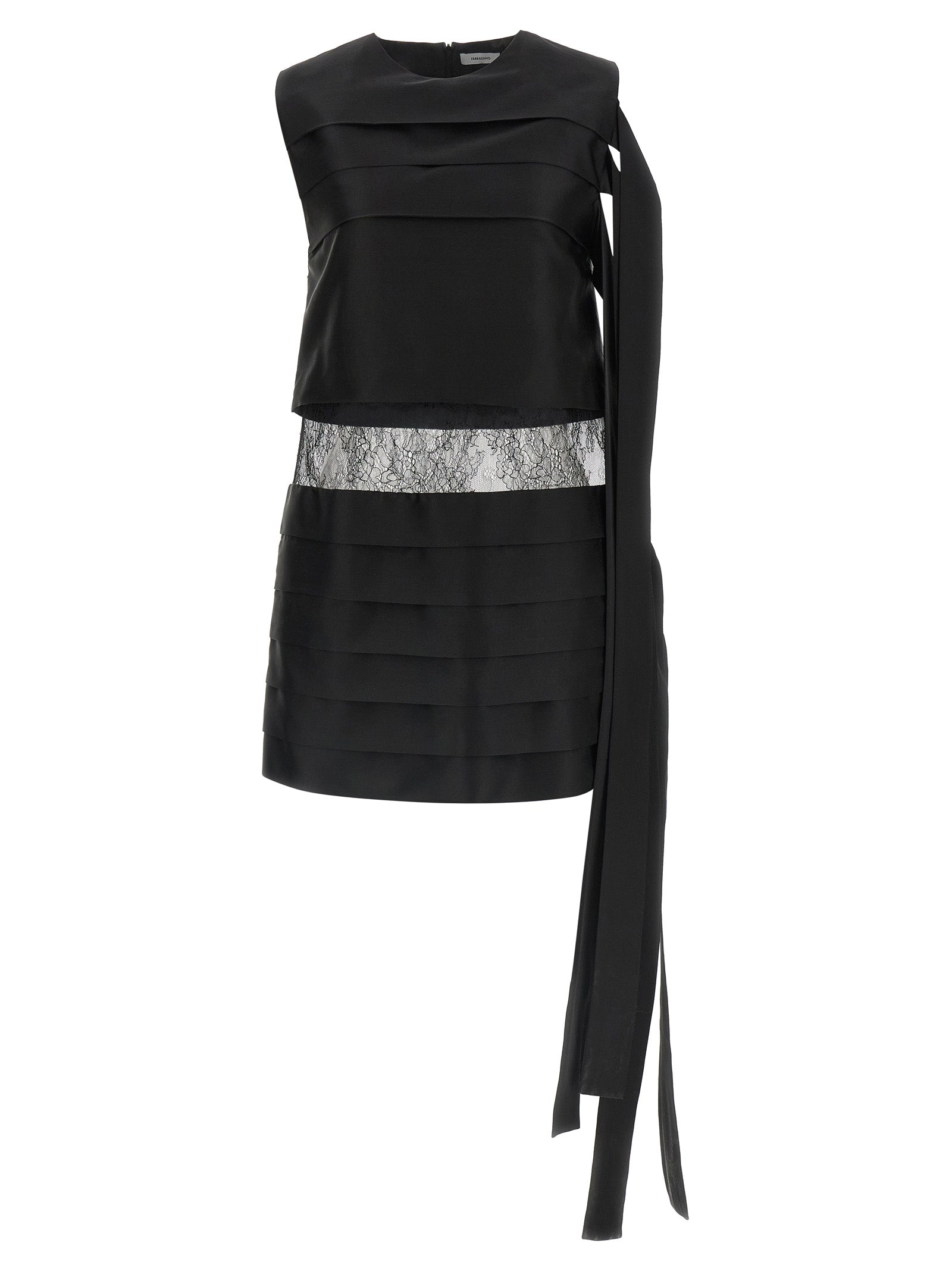 Ferragamo Lace Insert Dress