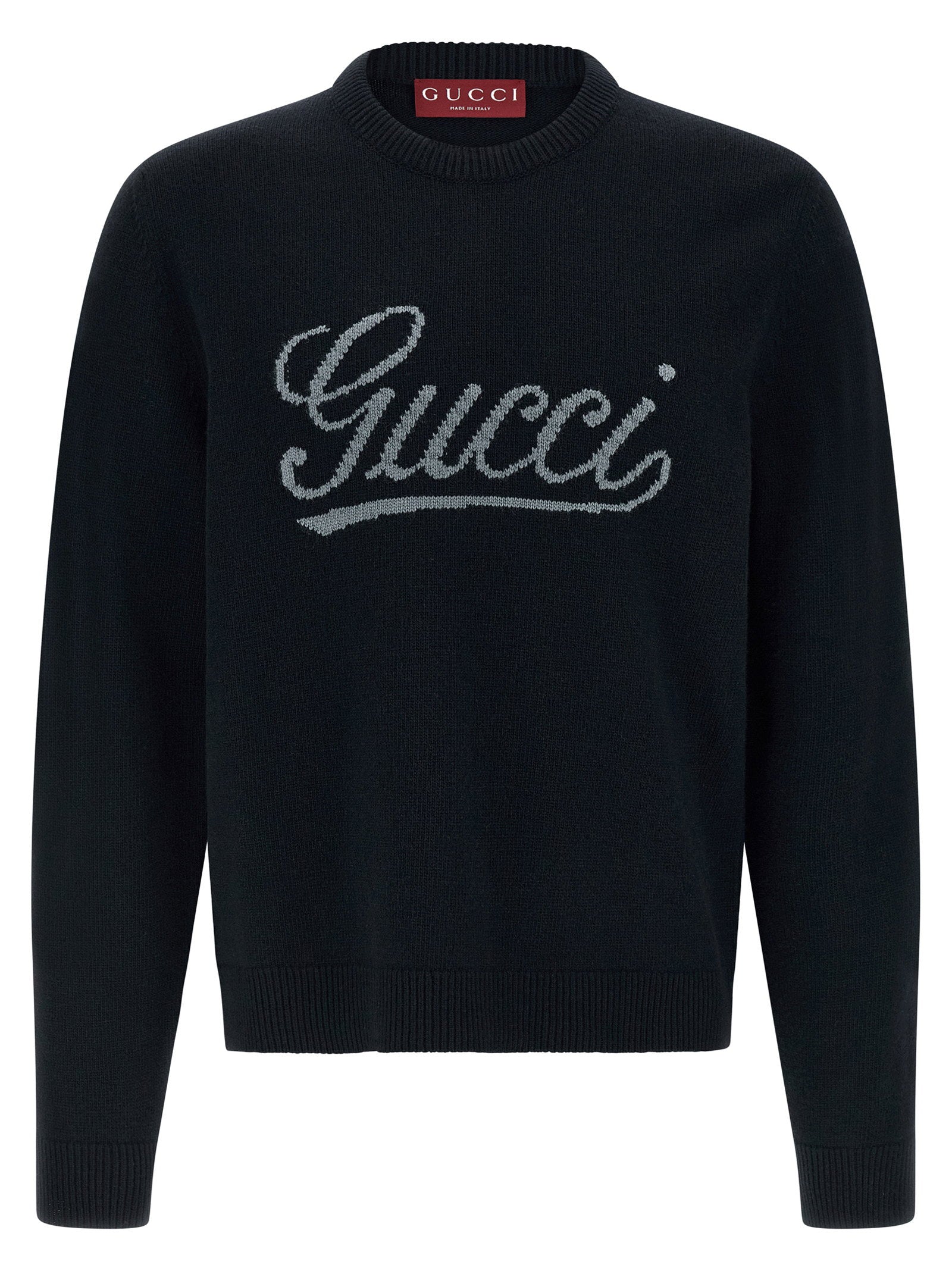 Gucci Logo Intarsia Sweater