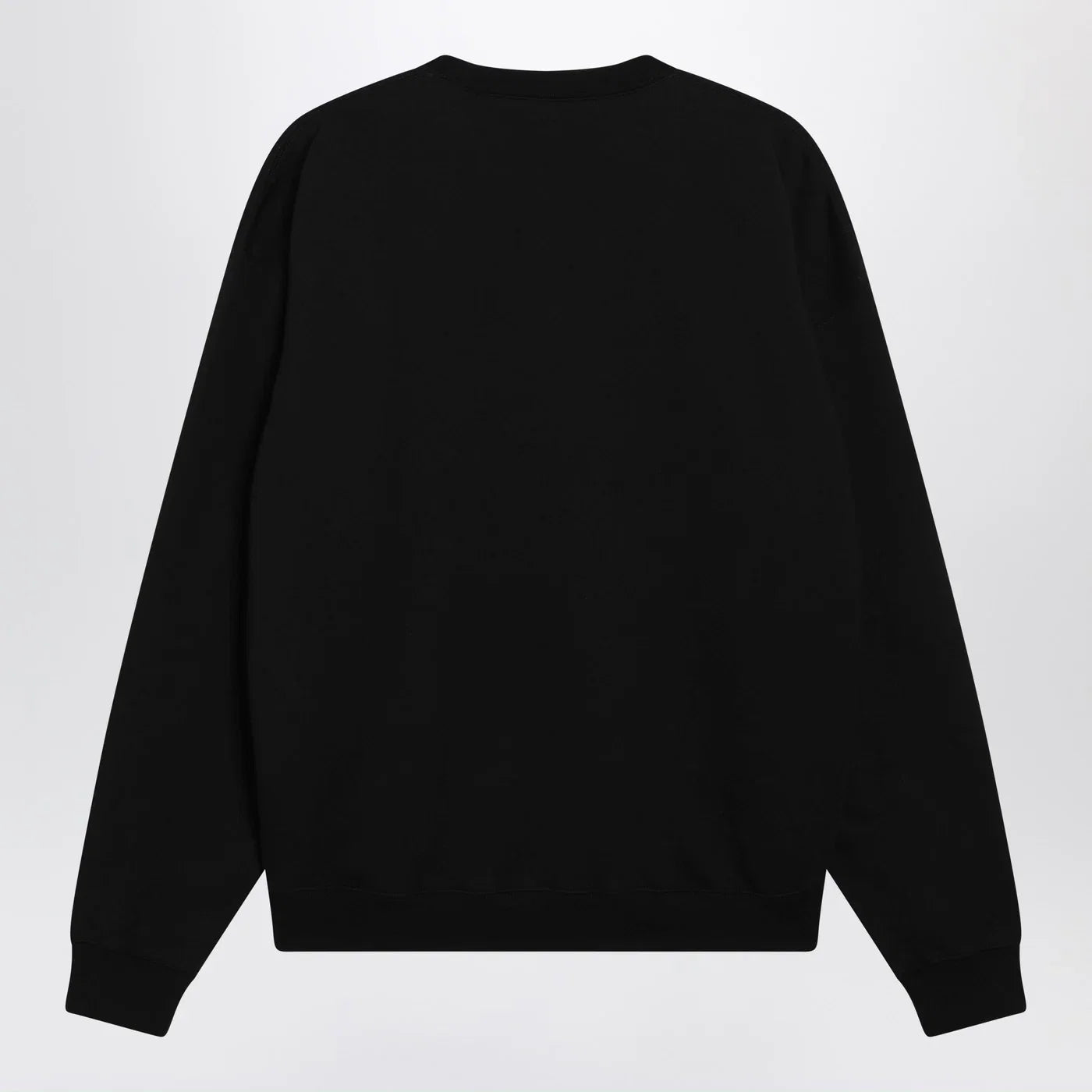 GUCCI Black brushed cotton jersey sweatshirt