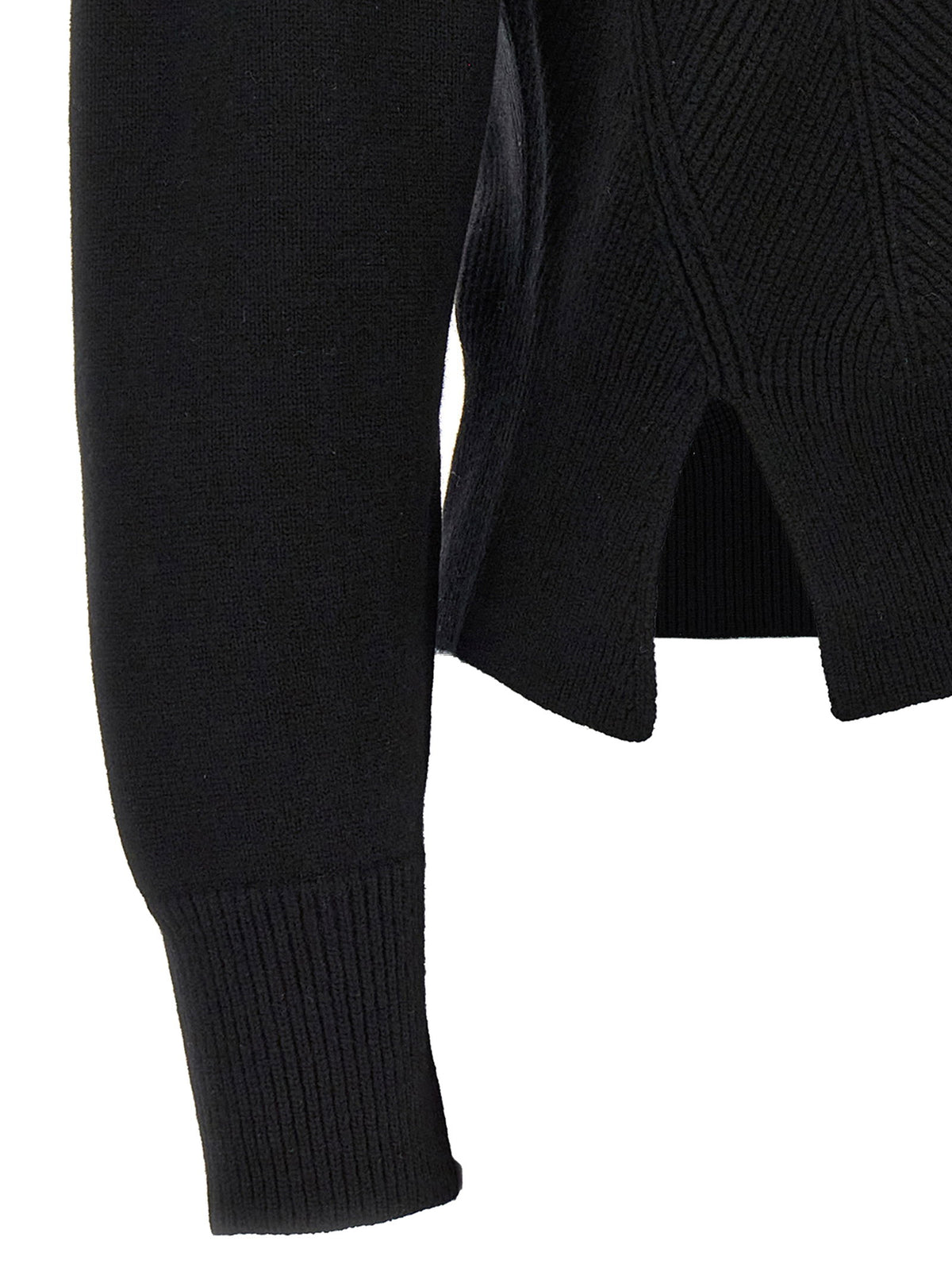 Alexander McQueen Chevron Corset Sweater