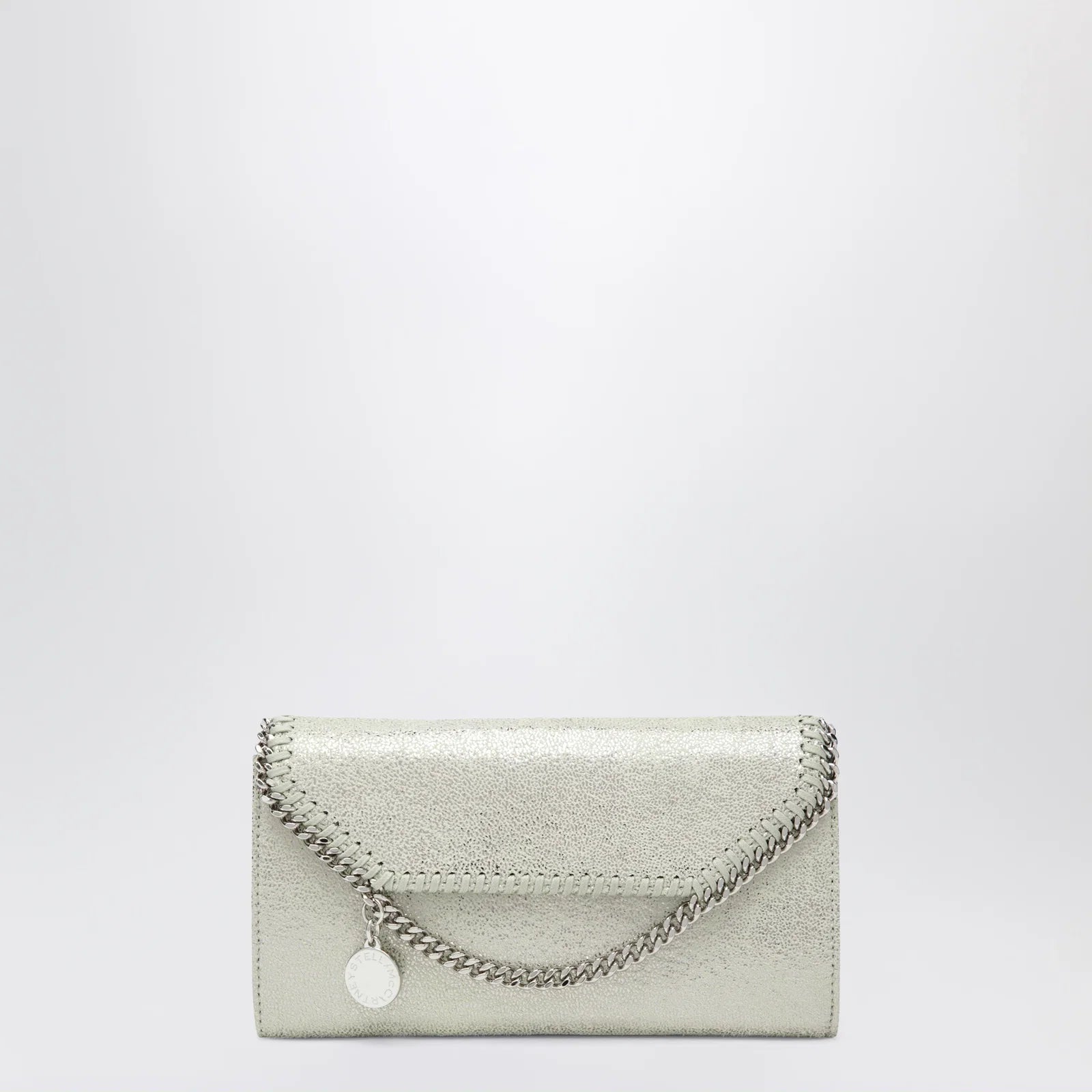 Stella McCartney Light lime green Falabella shoulder wallet bag