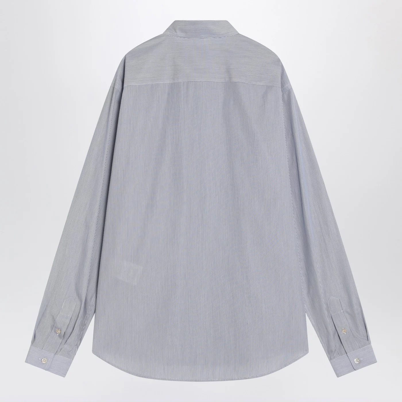 Valentino Light blue cotton shirt with logo