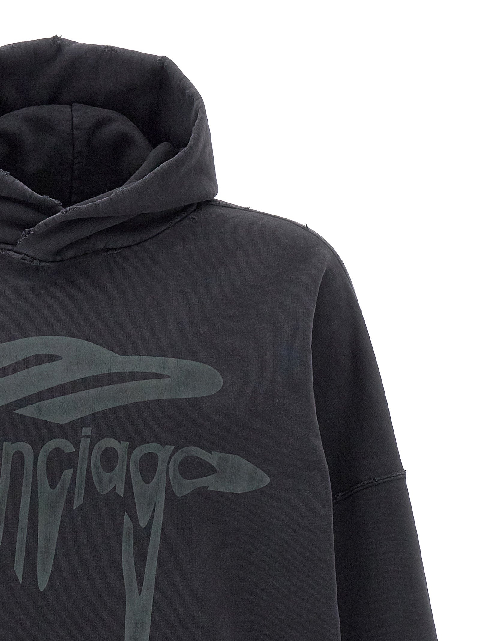 Balenciaga 3b Liquefied Hoodie