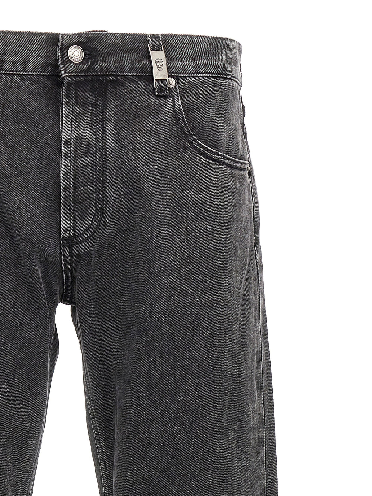 Alexander McQueen Metal Plate Jeans