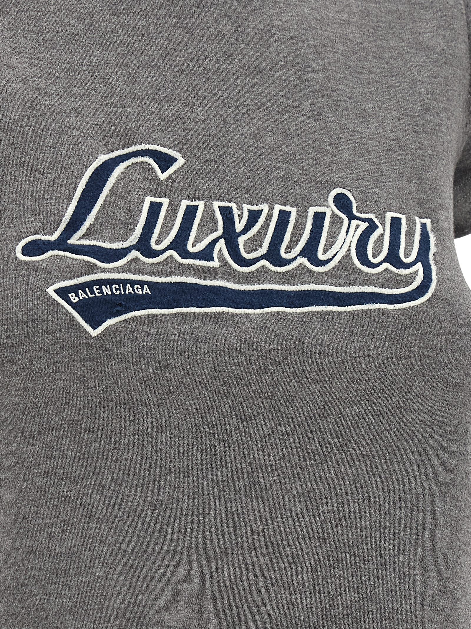 Balenciaga Shrunk Luxury Script T-shirt