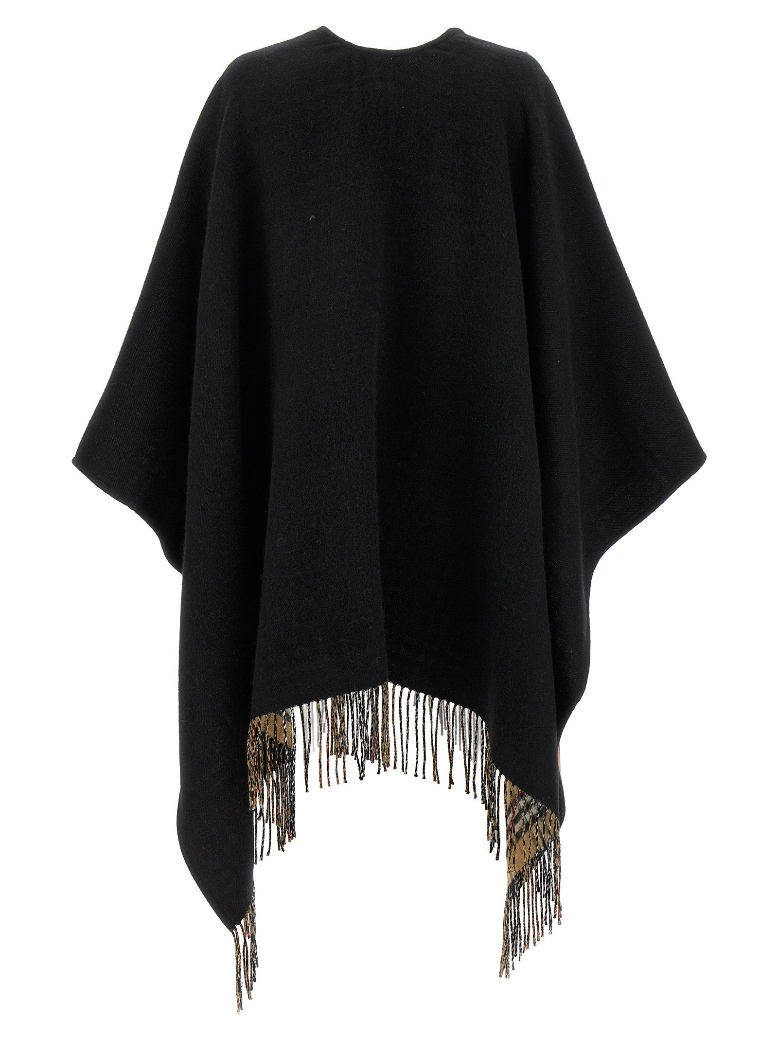 Burberry Fringed Cape