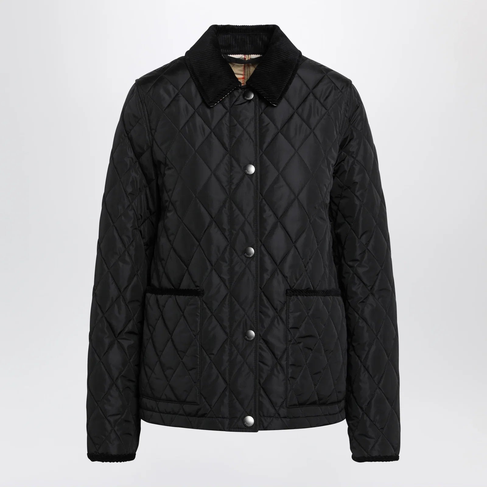 Burberry Black quilted nylon jacket