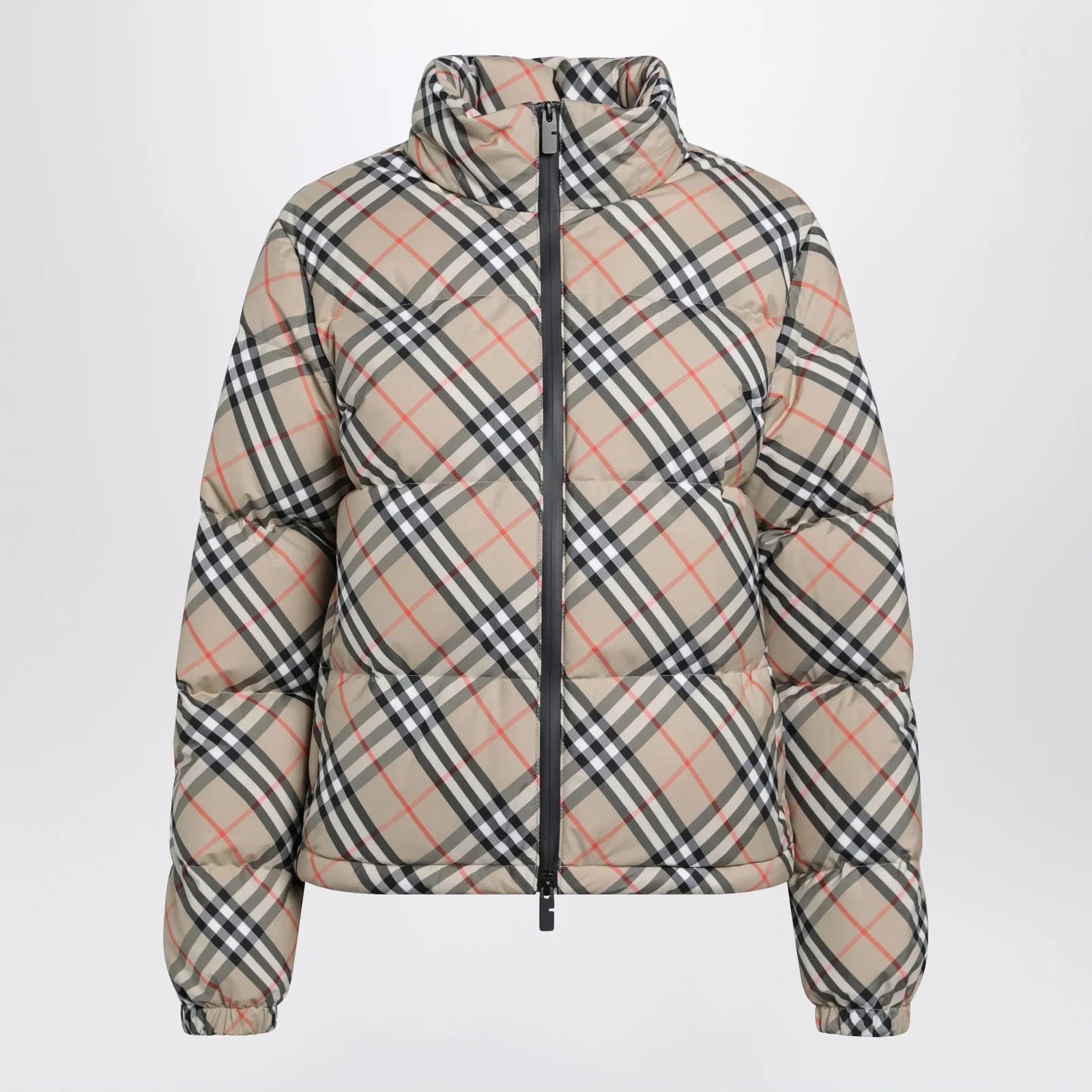 Burberry Sand Check Ambleside Down Jacket
