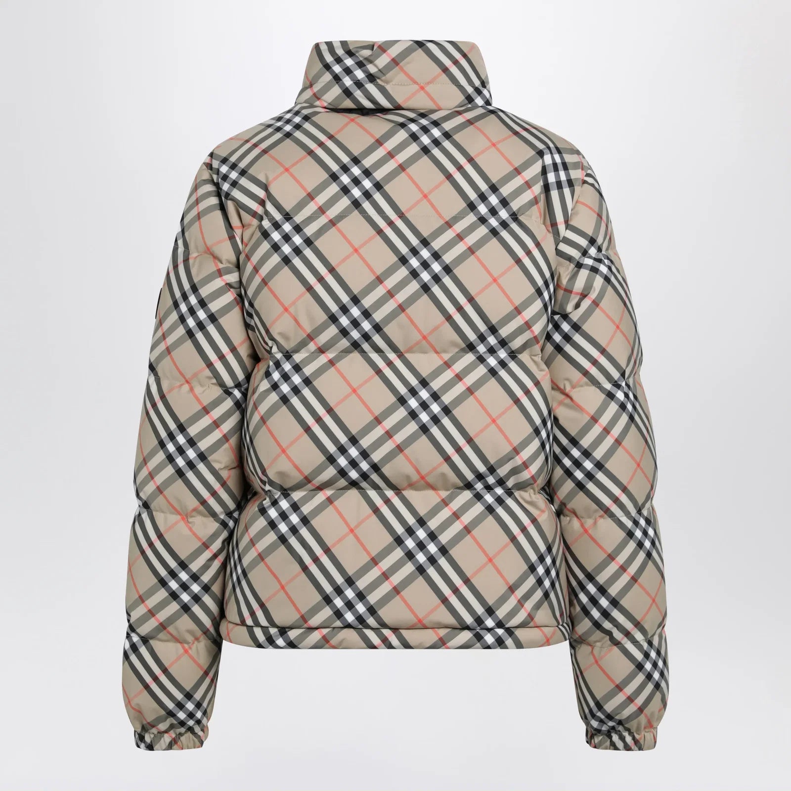 Burberry Sand Check Ambleside Down Jacket