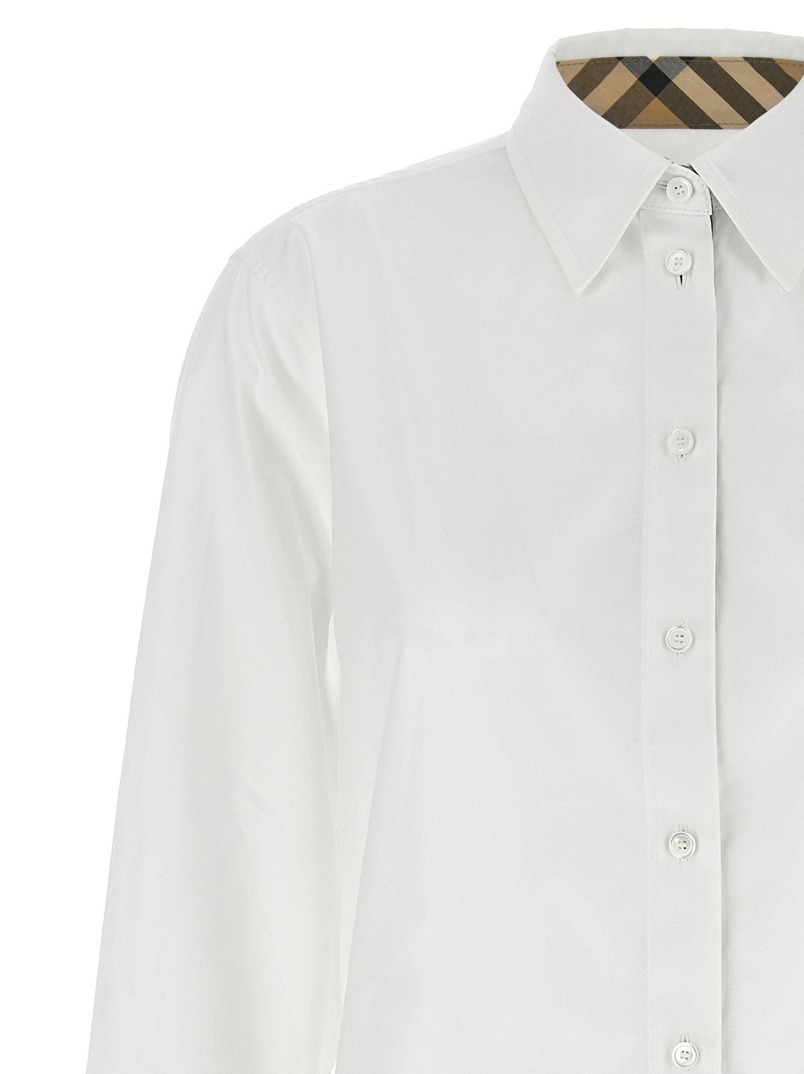 Burberry Check Insert Shirt