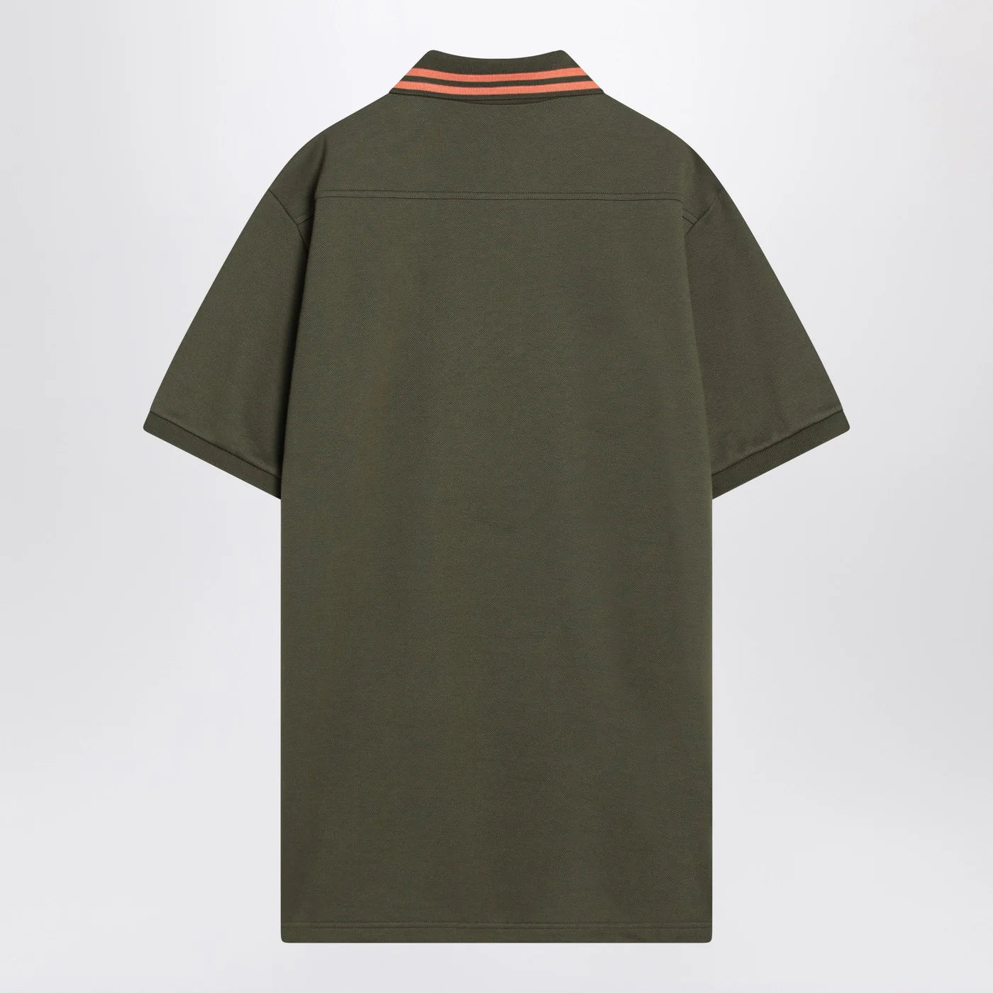 GUCCI Moss green polo in cotton blend