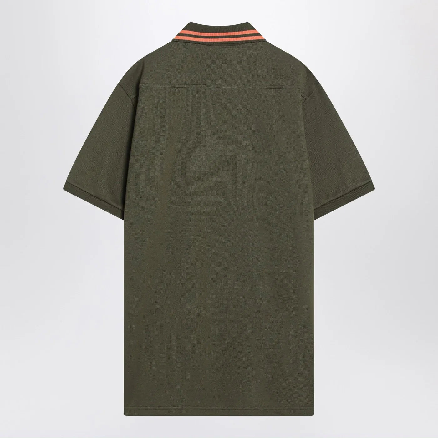 GUCCI Moss green polo in cotton blend