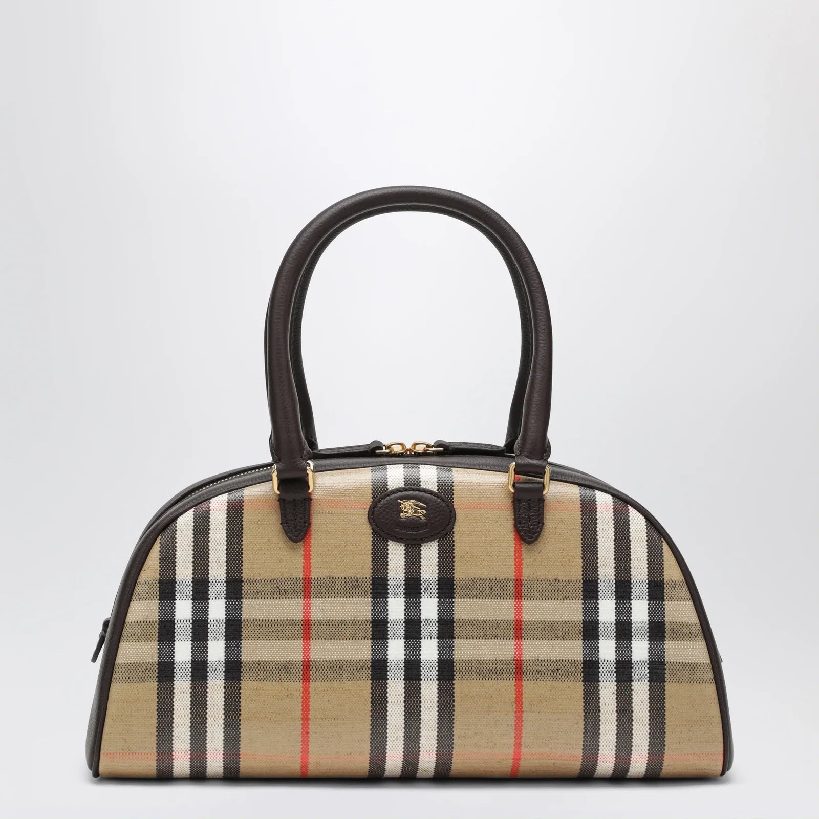 Burberry Sand Highlands Check Bag