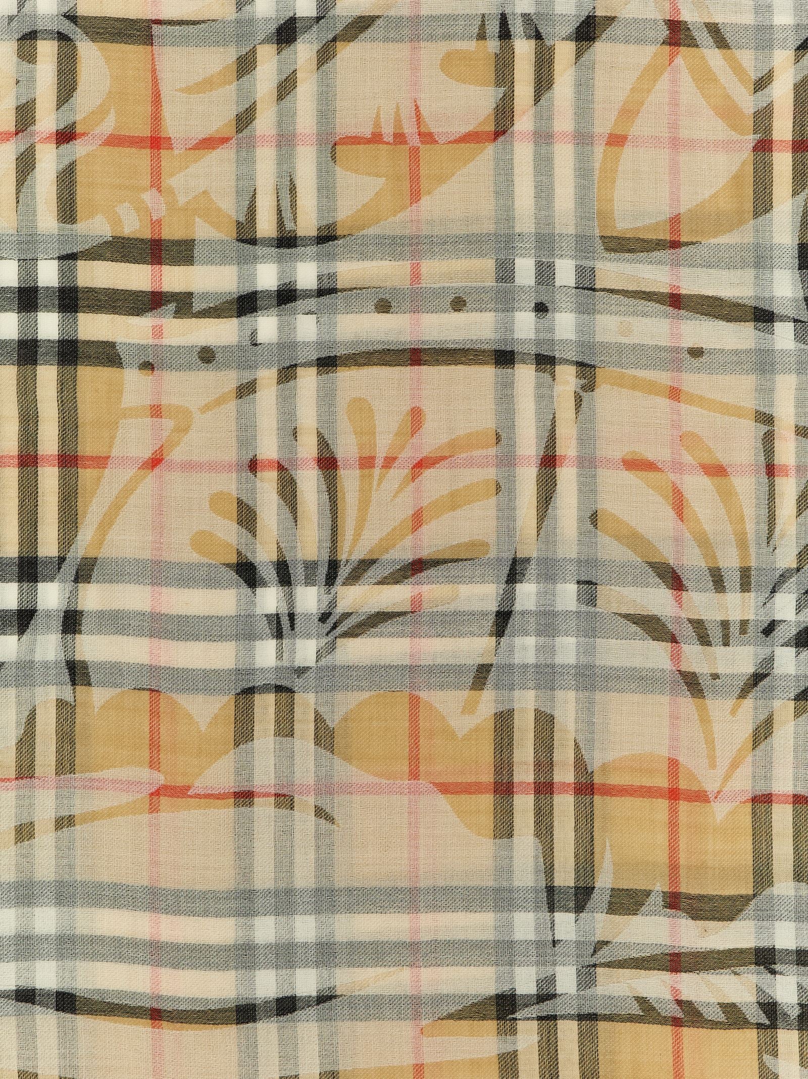 Burberry Equestrian Knight Design Scarf