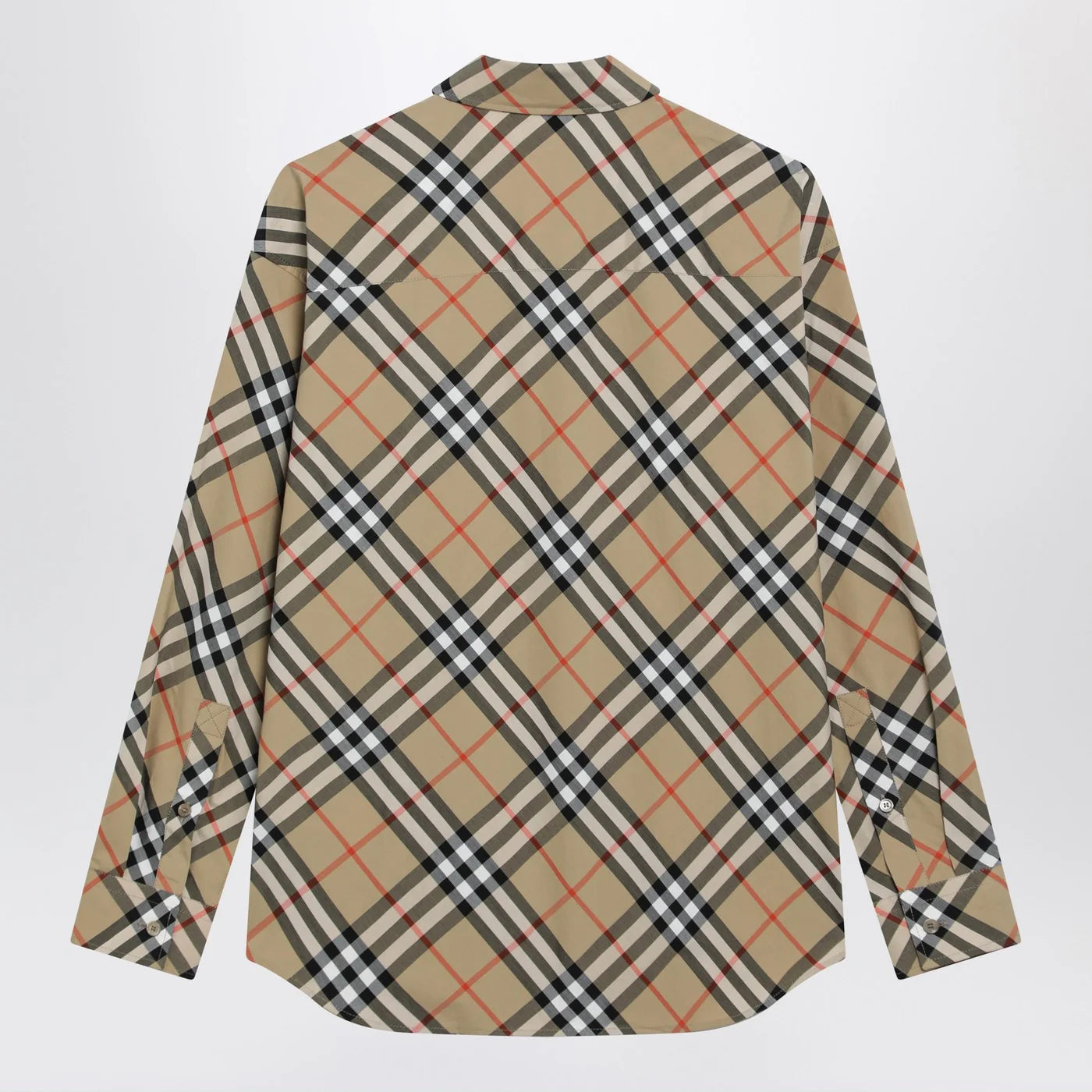 Burberry Beige shirt with Check pattern