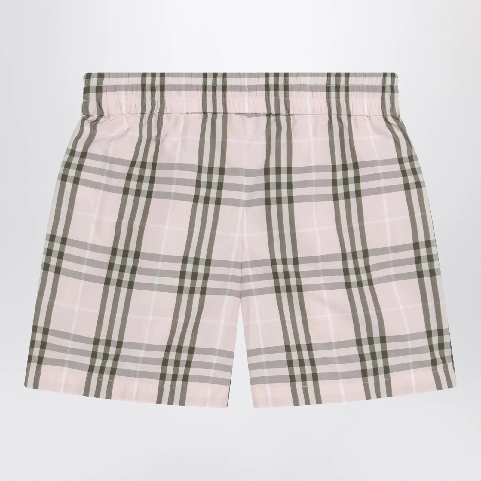 Burberry Pink Mallow check pattern shorts