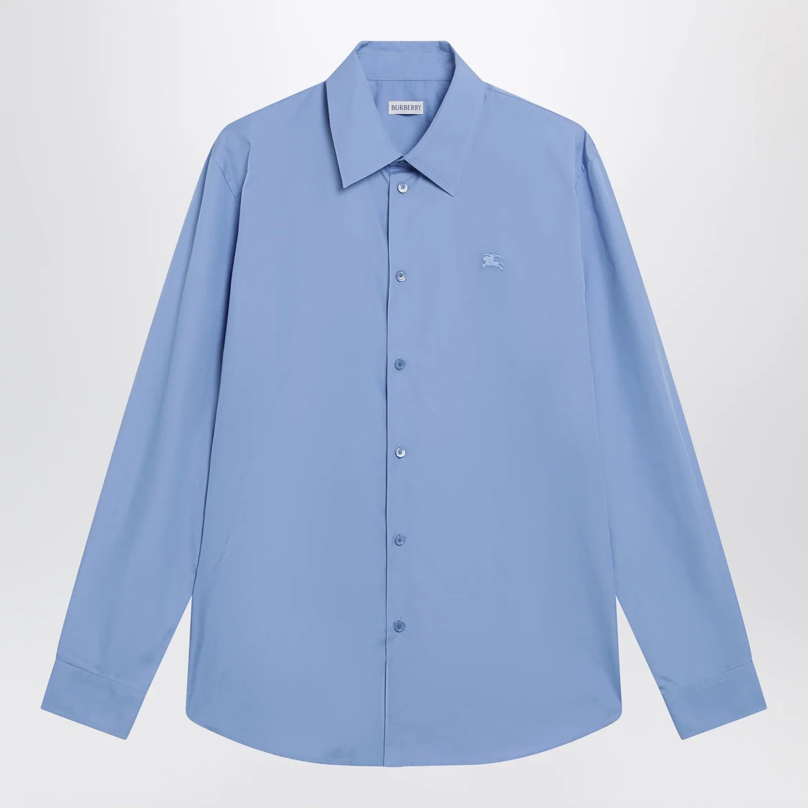 Burberry Cornflower blue cotton poplin shirt