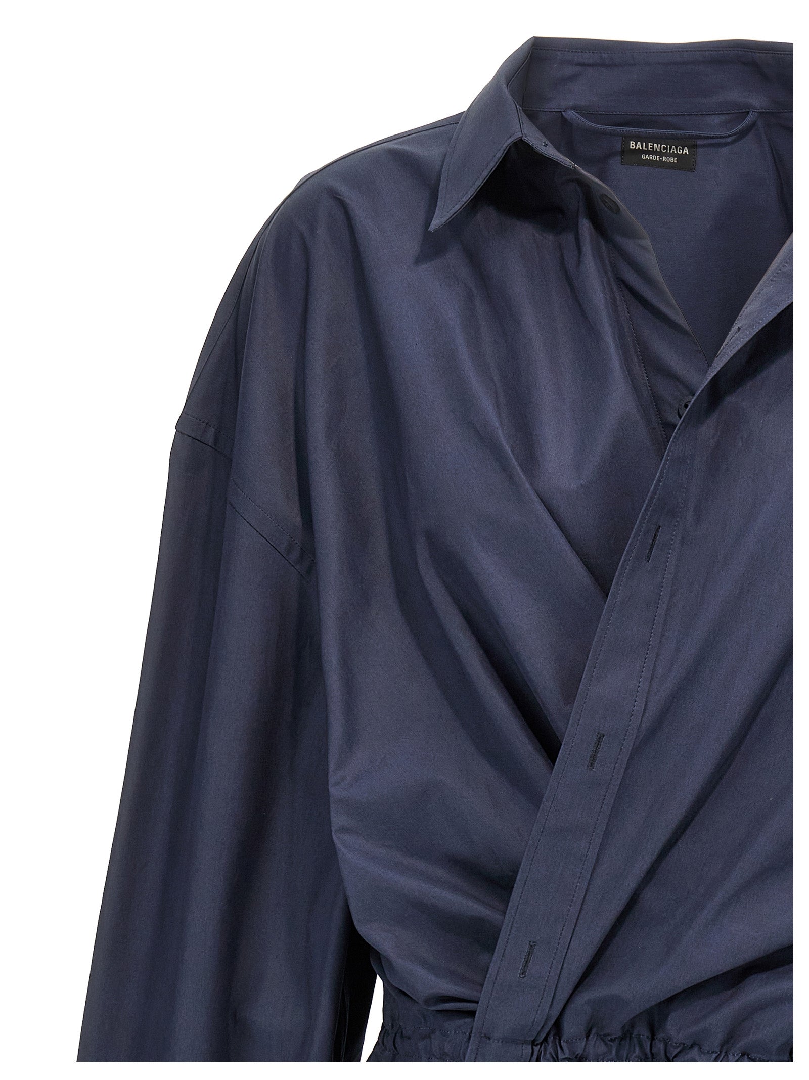 Balenciaga Stile Camicia Mini Dress