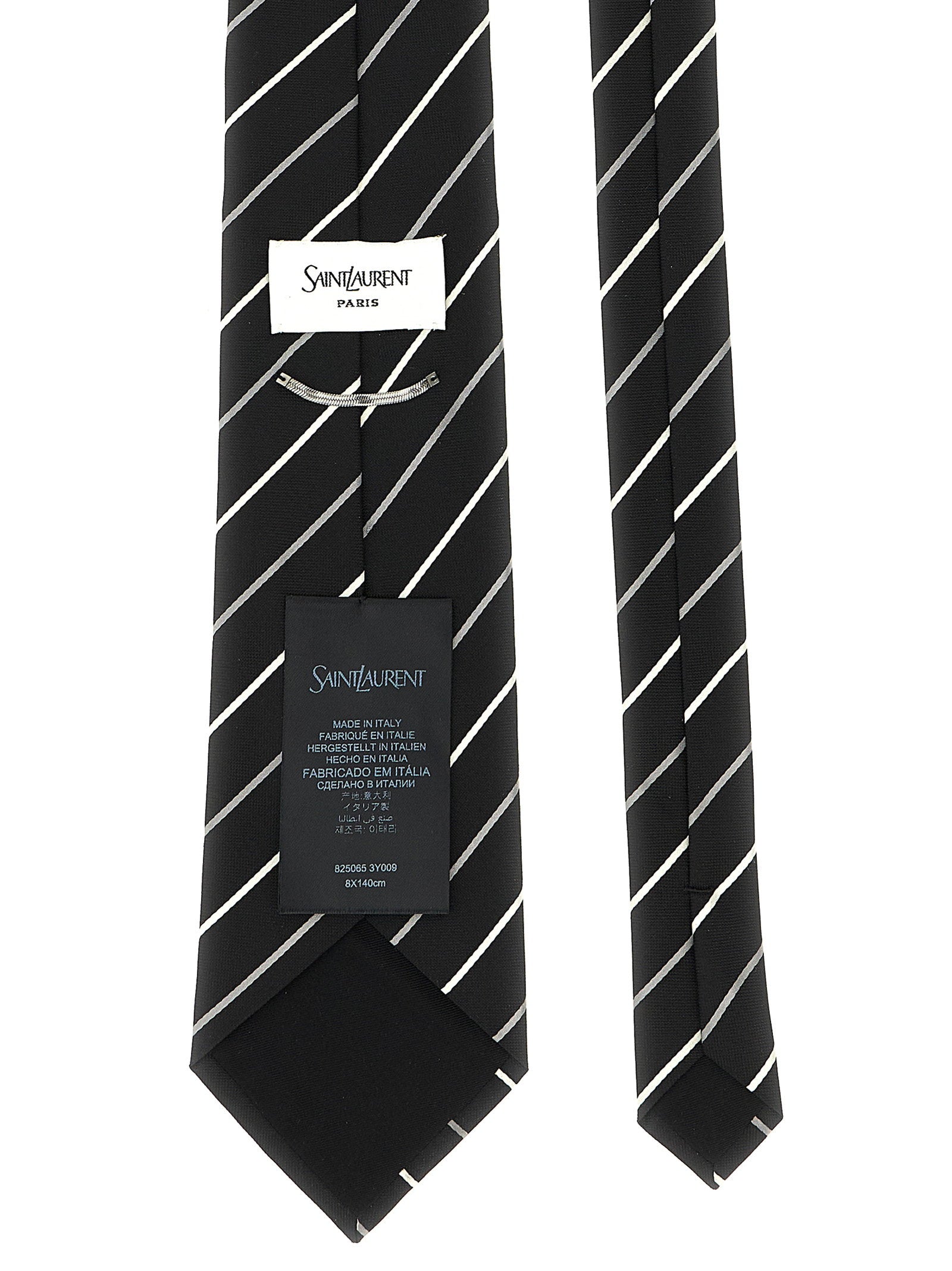 Saint Laurent Striped Tie