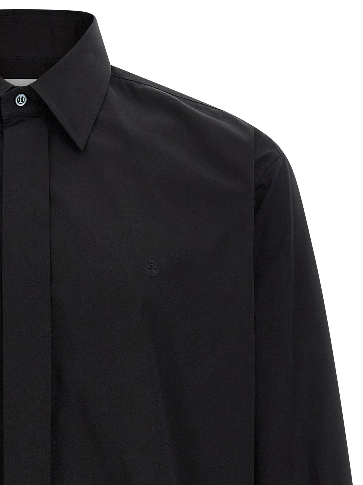 Alexander McQueen Logo Embroidery Shirt
