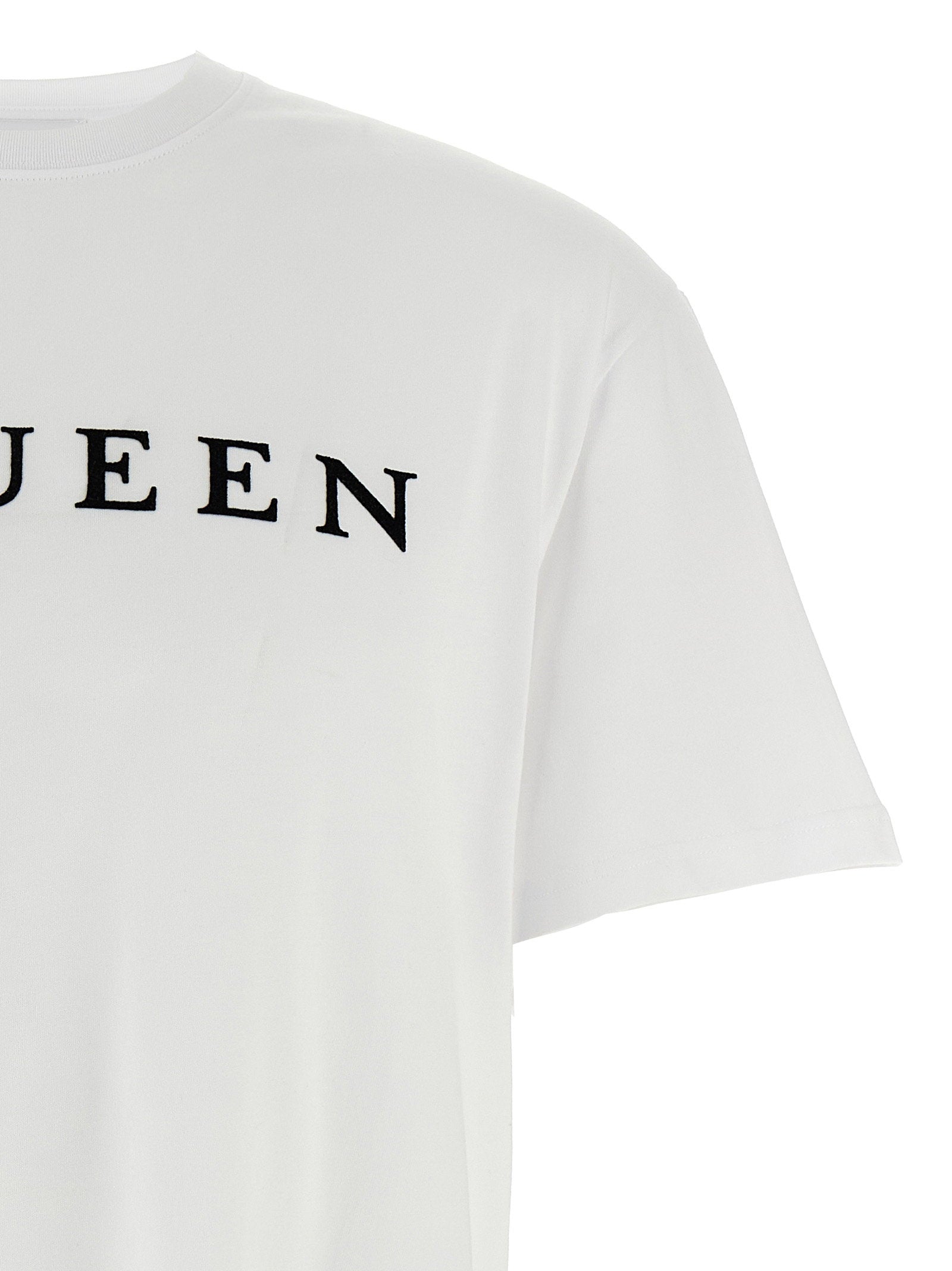Alexander McQueen Flocked Mcqueen T-shirt