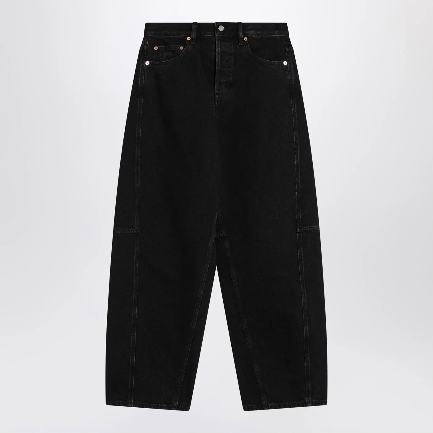 GUCCI Black wide-leg jeans