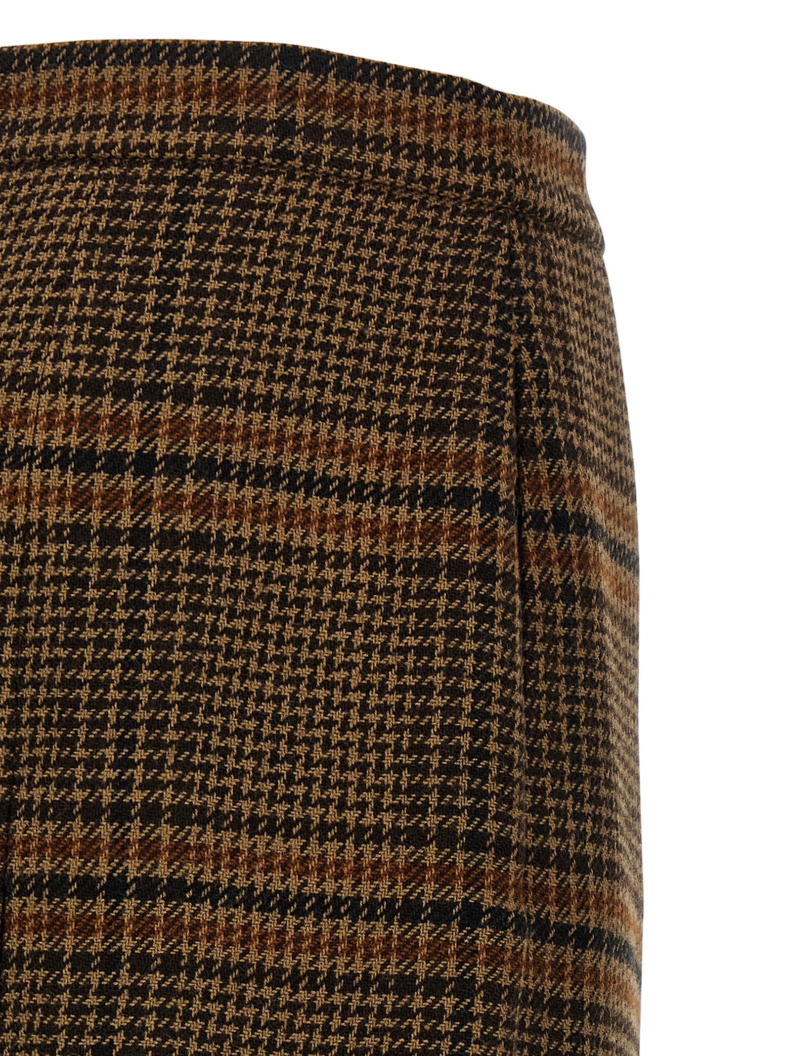 Saint Laurent Prince Of Wales Skirt