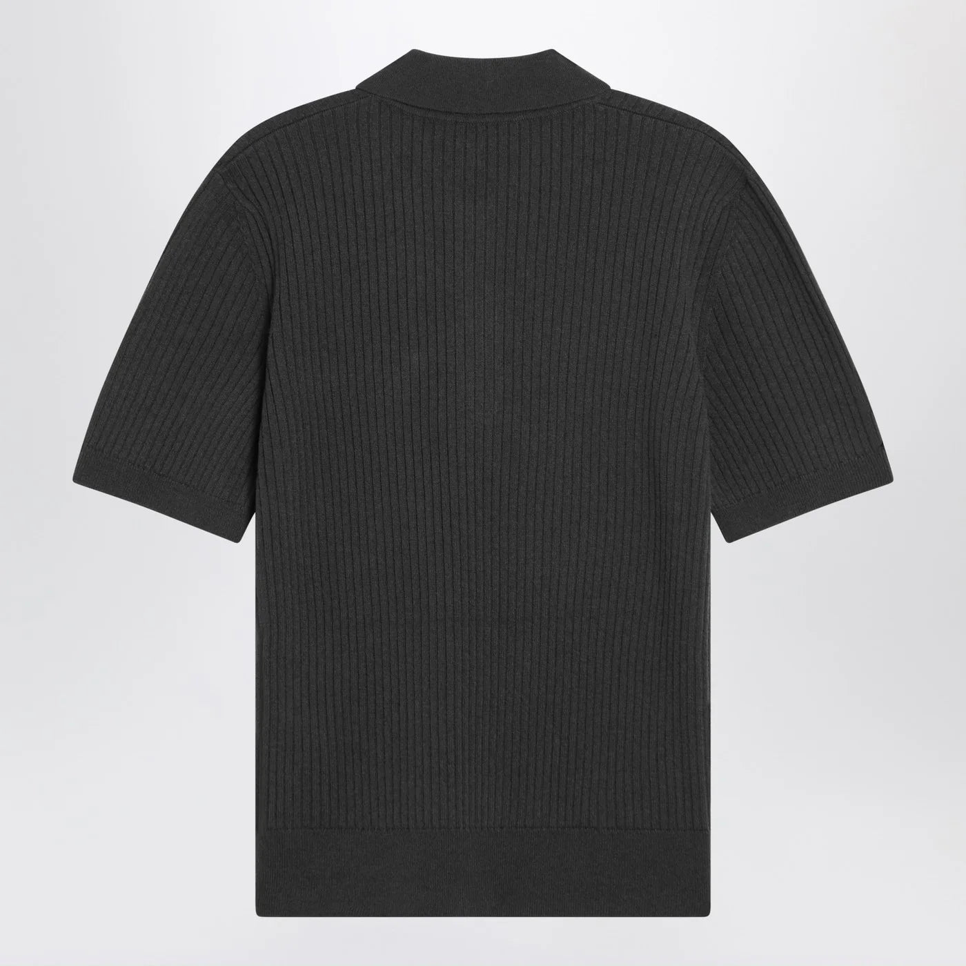 GUCCI Military green wool and cashmere polo