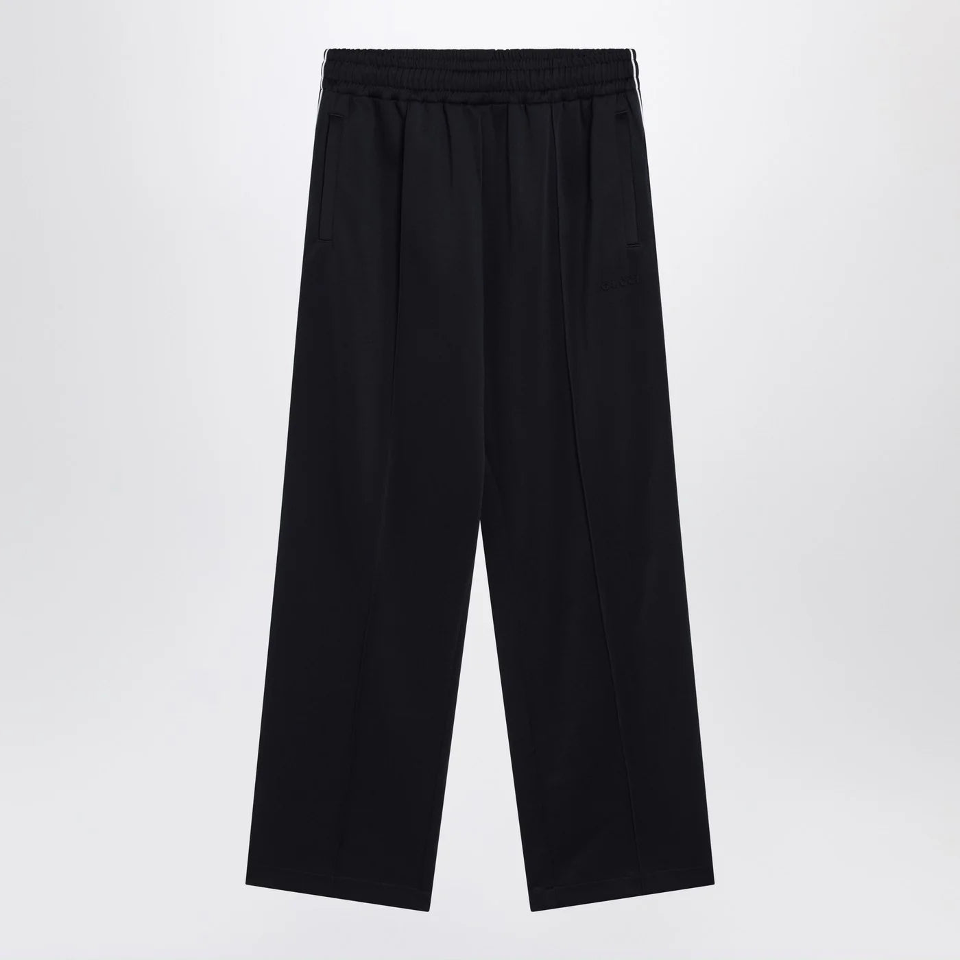 GUCCI Navy blue pants in technical jersey