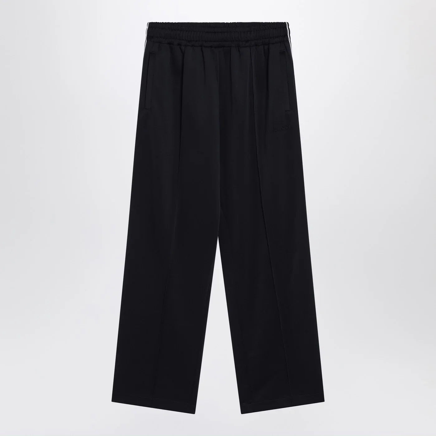 GUCCI Navy blue pants in technical jersey