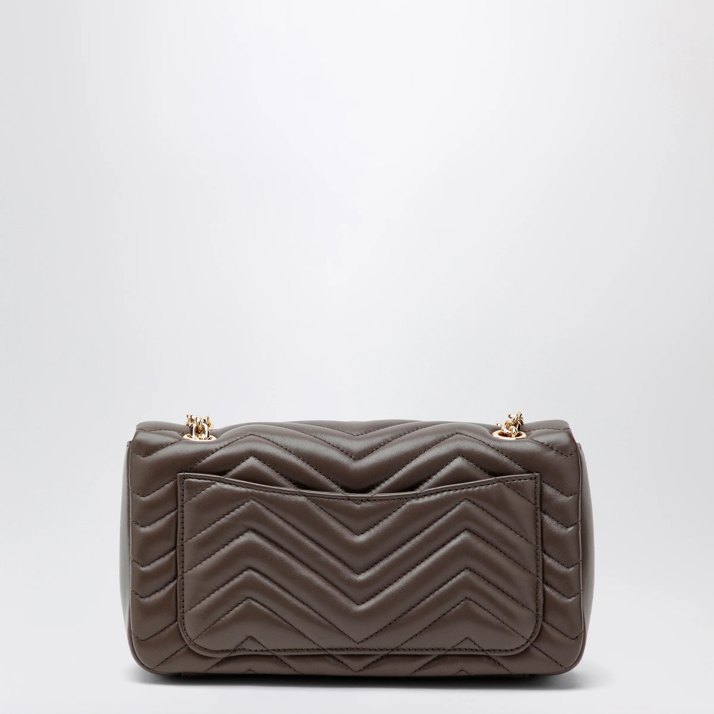 GUCCI Medium GG Marmont shoulder bag in taupe leather