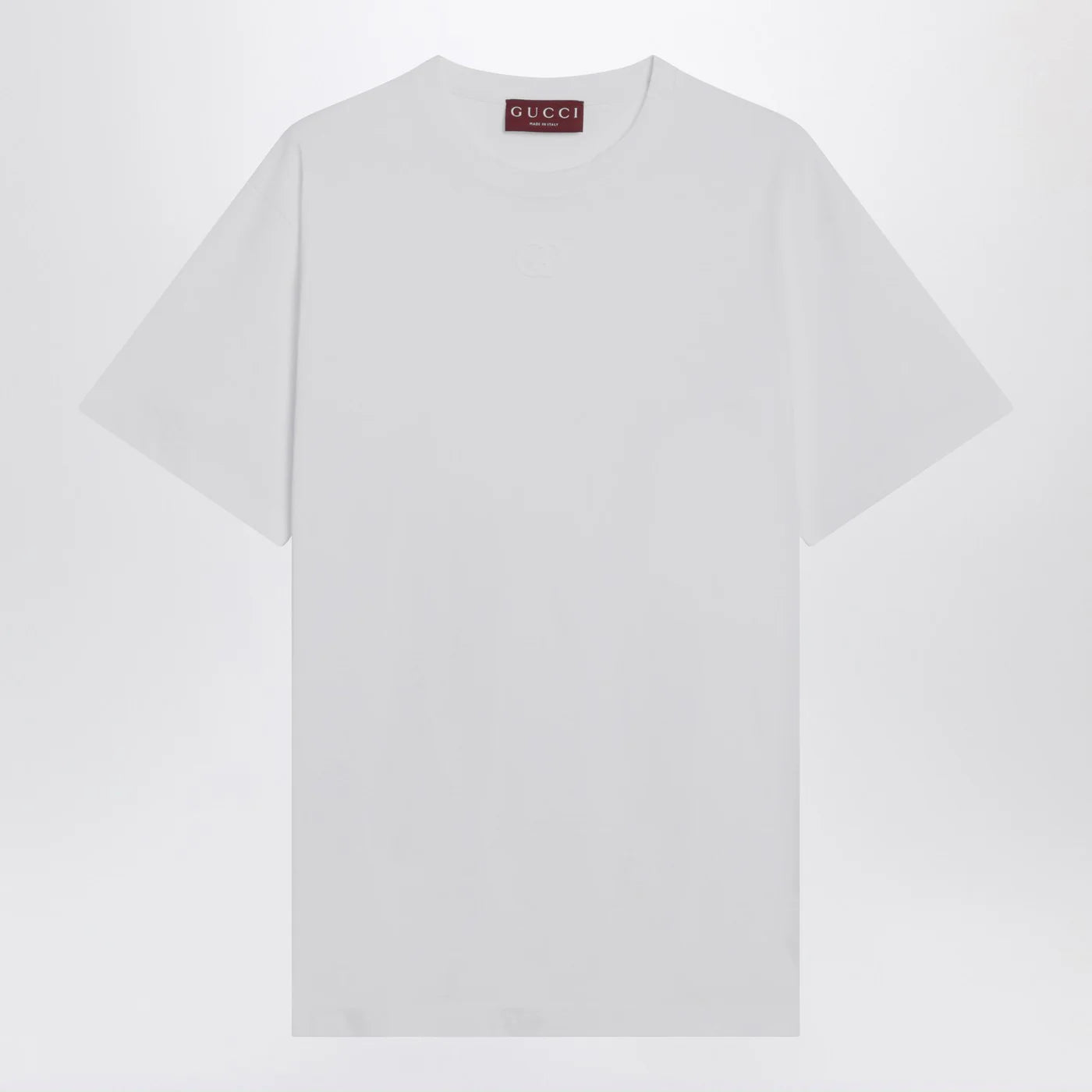 GUCCI White cotton jersey T-shirt