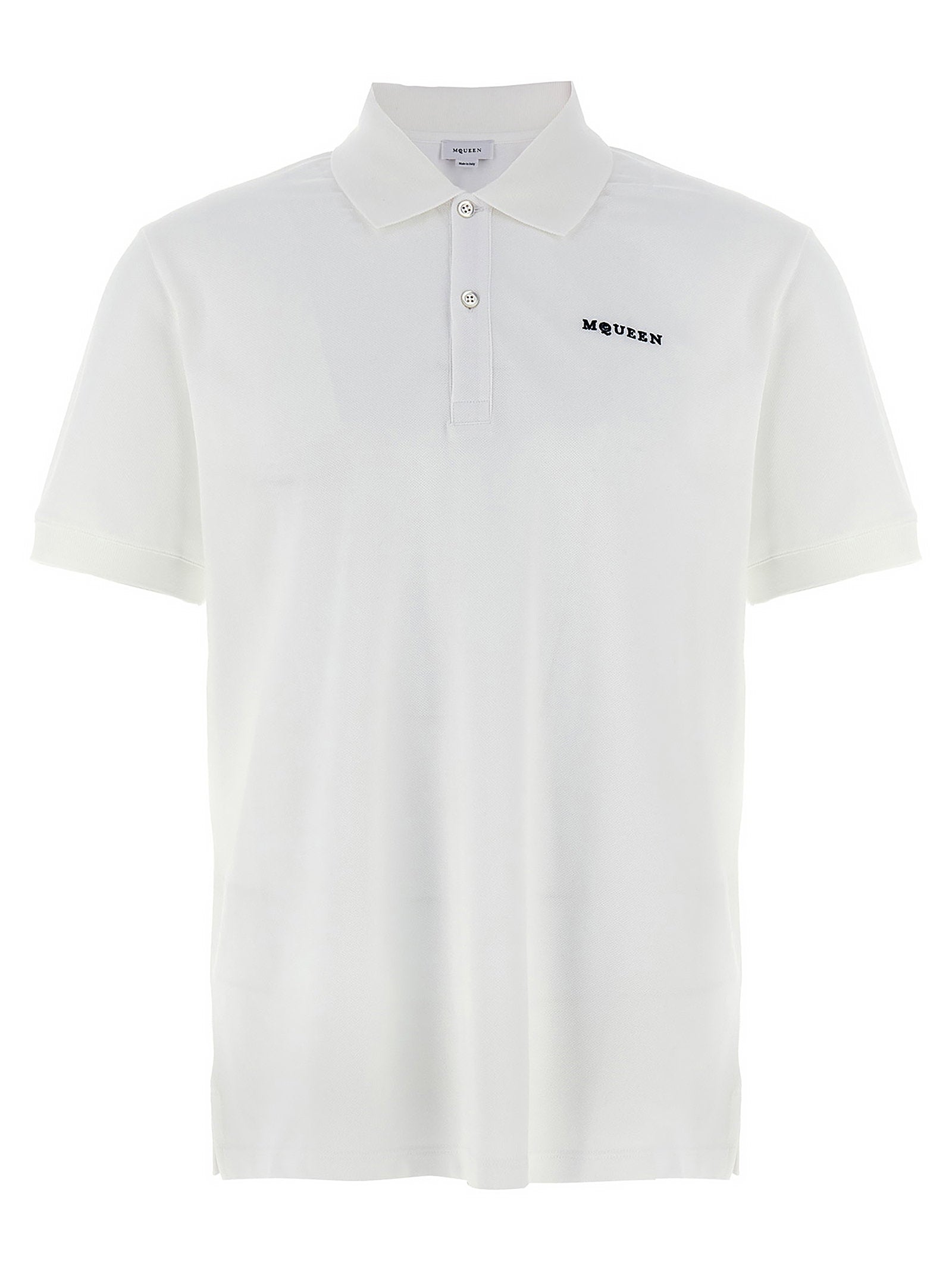 Alexander McQueen Logo Embroidery Polo Shirt