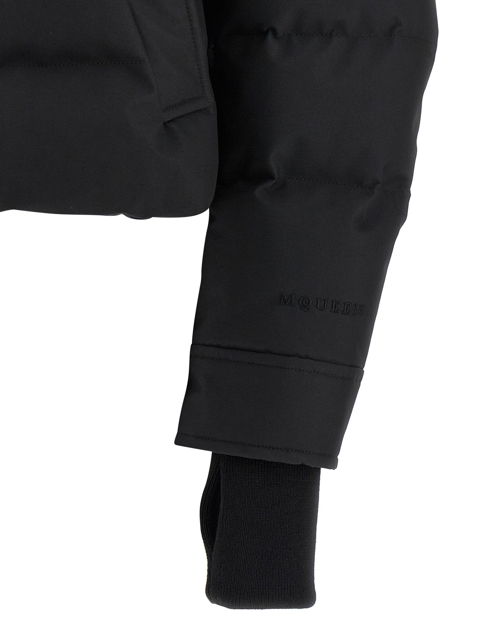 Alexander McQueen Cropped Down Jacket