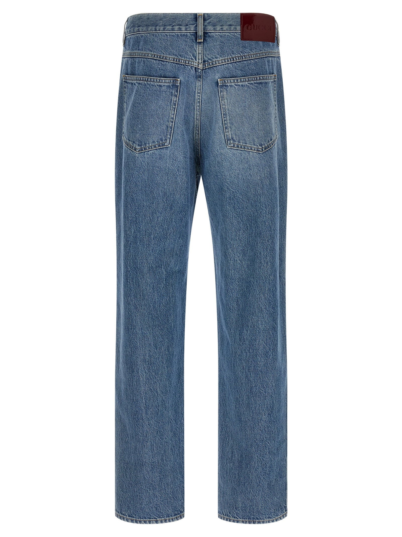 Gucci Délavé Effect Denim Jeans