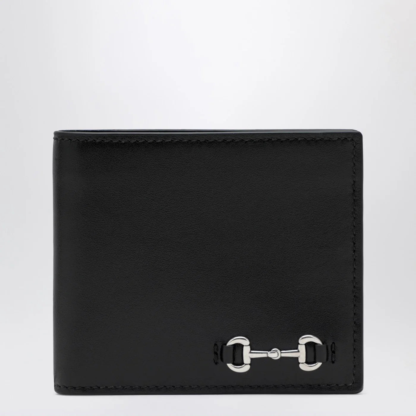 GUCCI Black bi-fold wallet with Horsebit