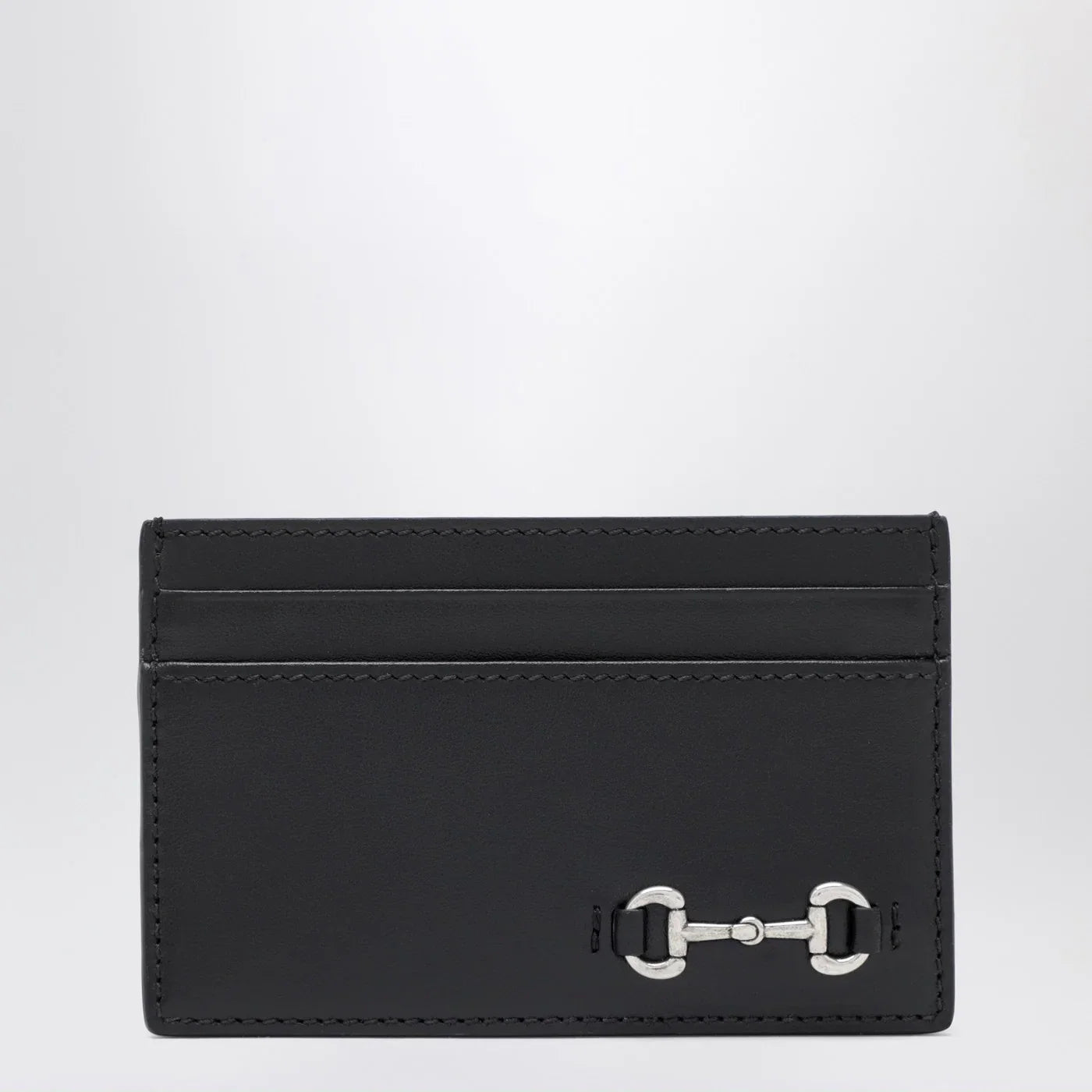 GUCCI Black cardholder with Horsebit