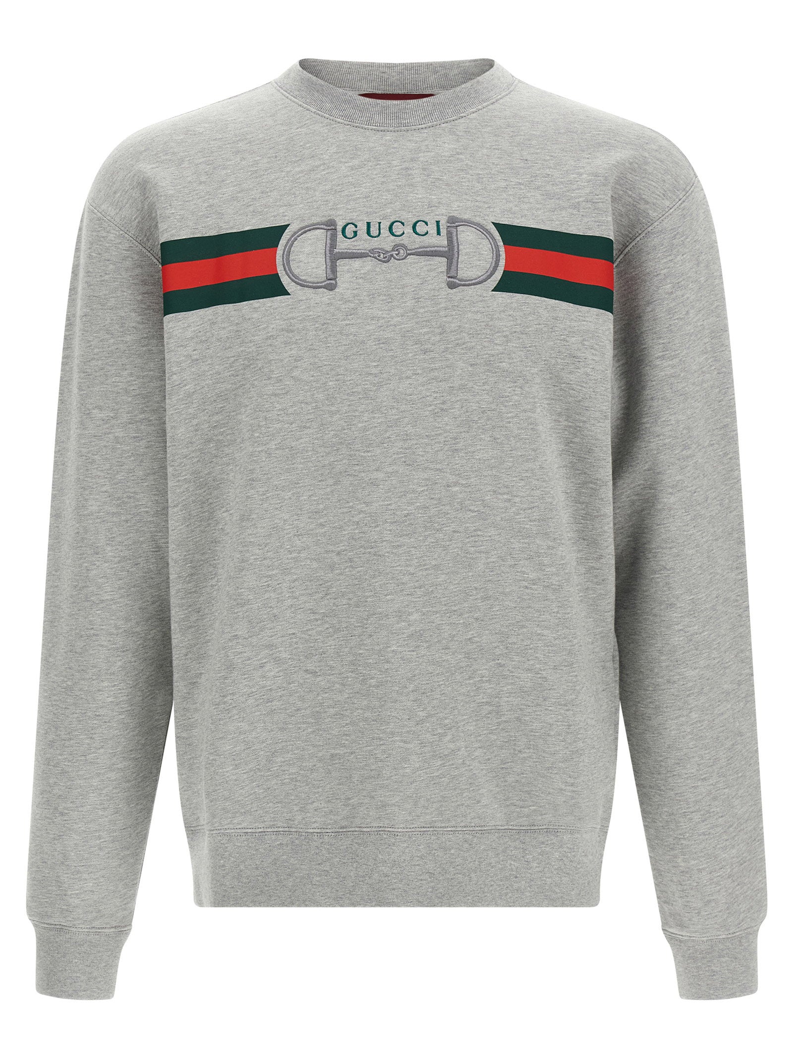 Gucci Web Ribbon And Horsebit Sweatshirt