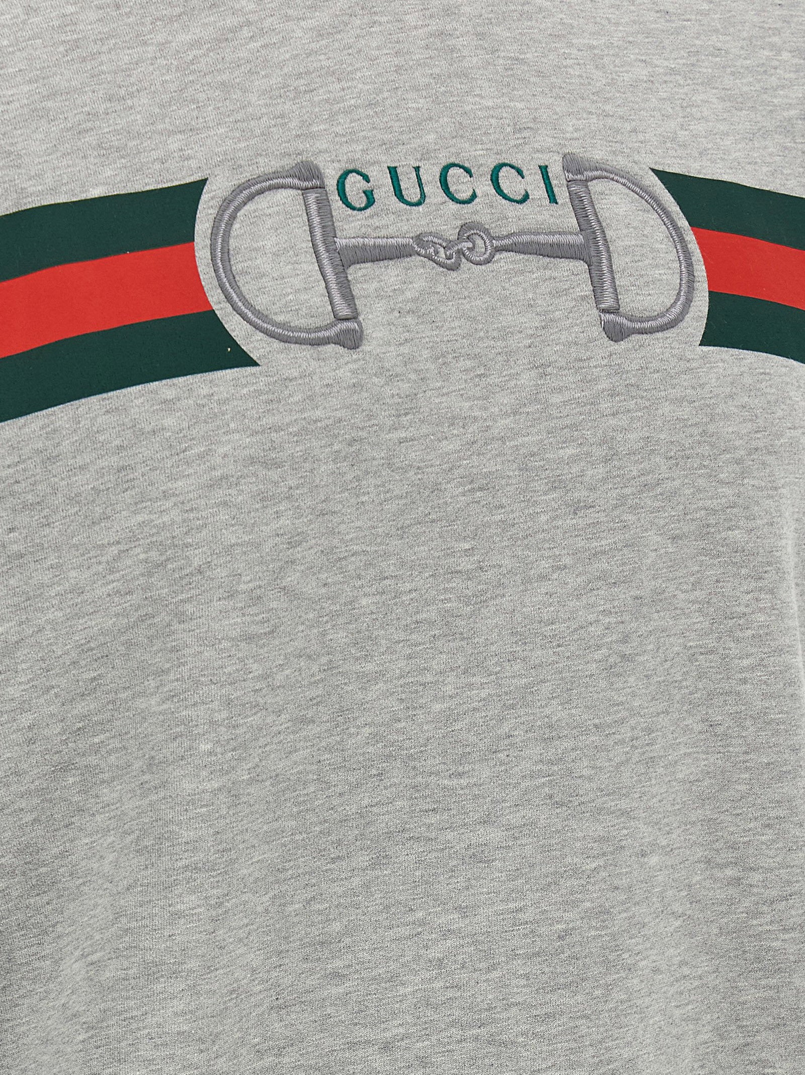 Gucci Web Ribbon And Horsebit Sweatshirt