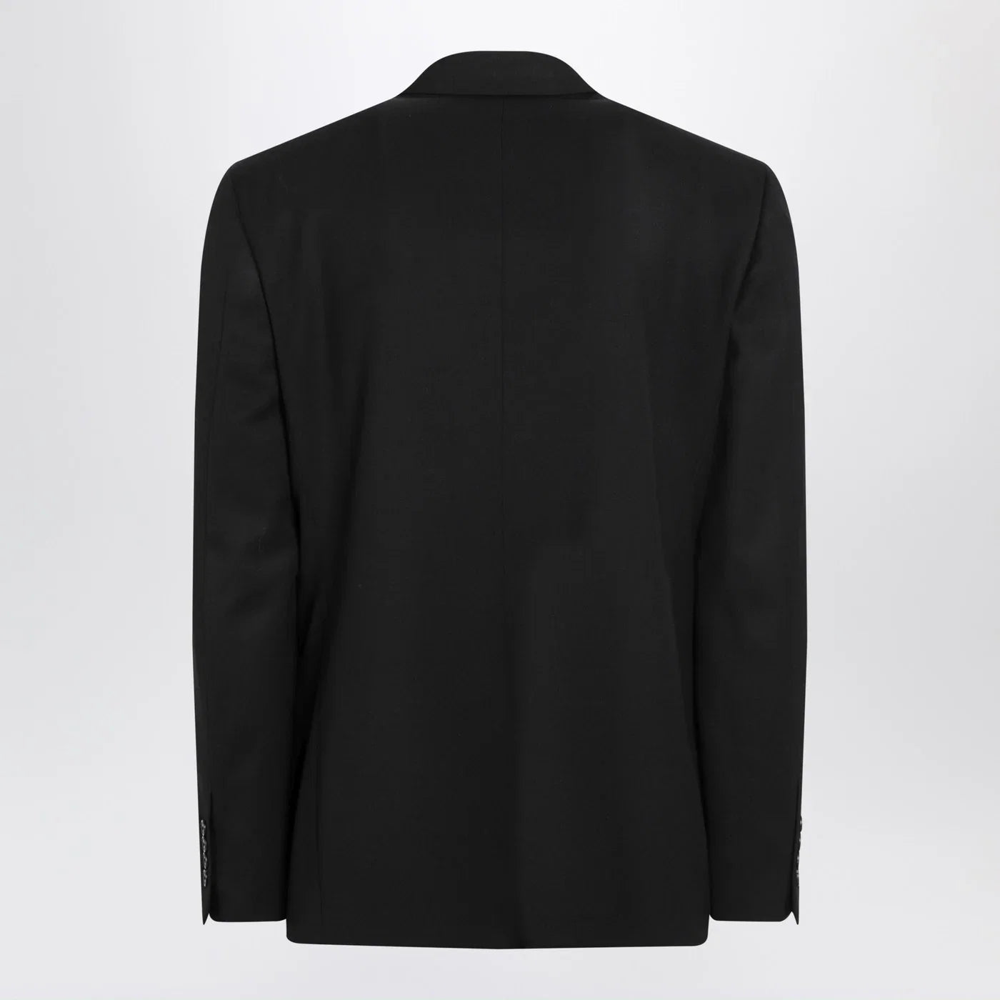 Balenciaga Single-breasted black wool jacket