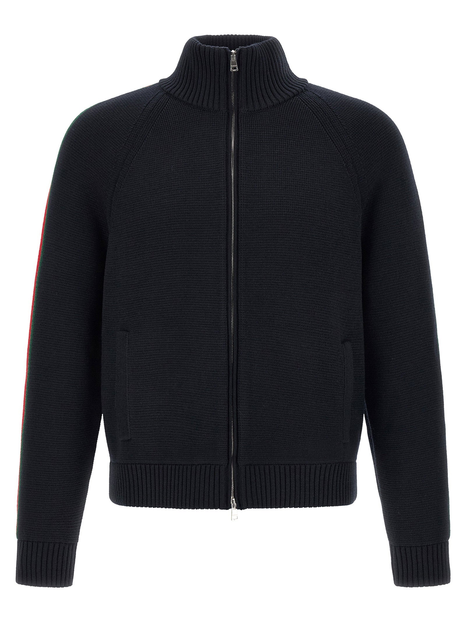Gucci Web Ribbon Knitted Jacket