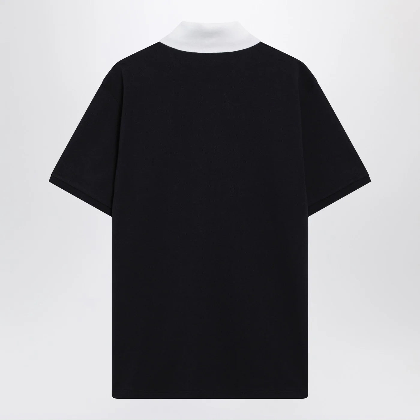 GUCCI Blue stretch cotton piqué polo shirt