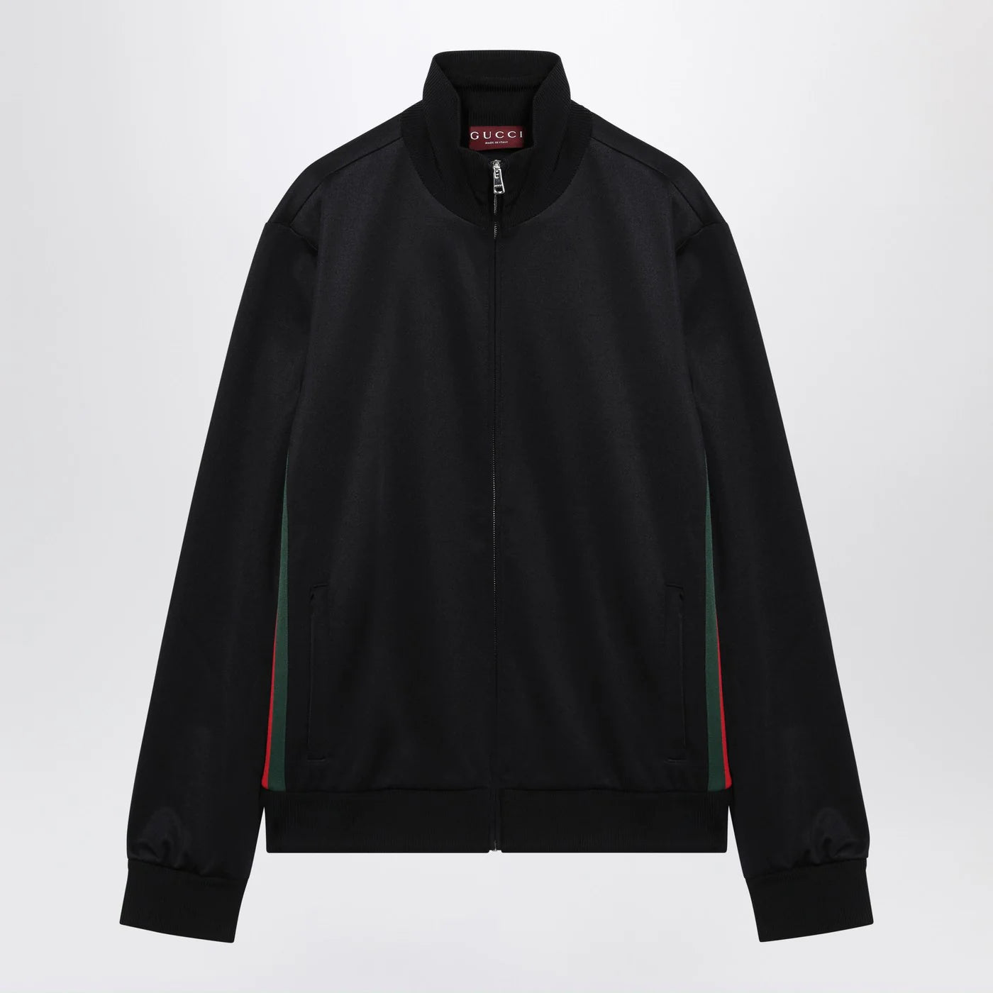 GUCCI Dark blue technical jersey sweatshirt