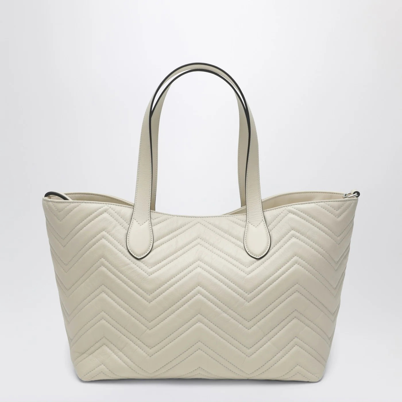 GUCCI GG Marmont medium shopping bag ivory