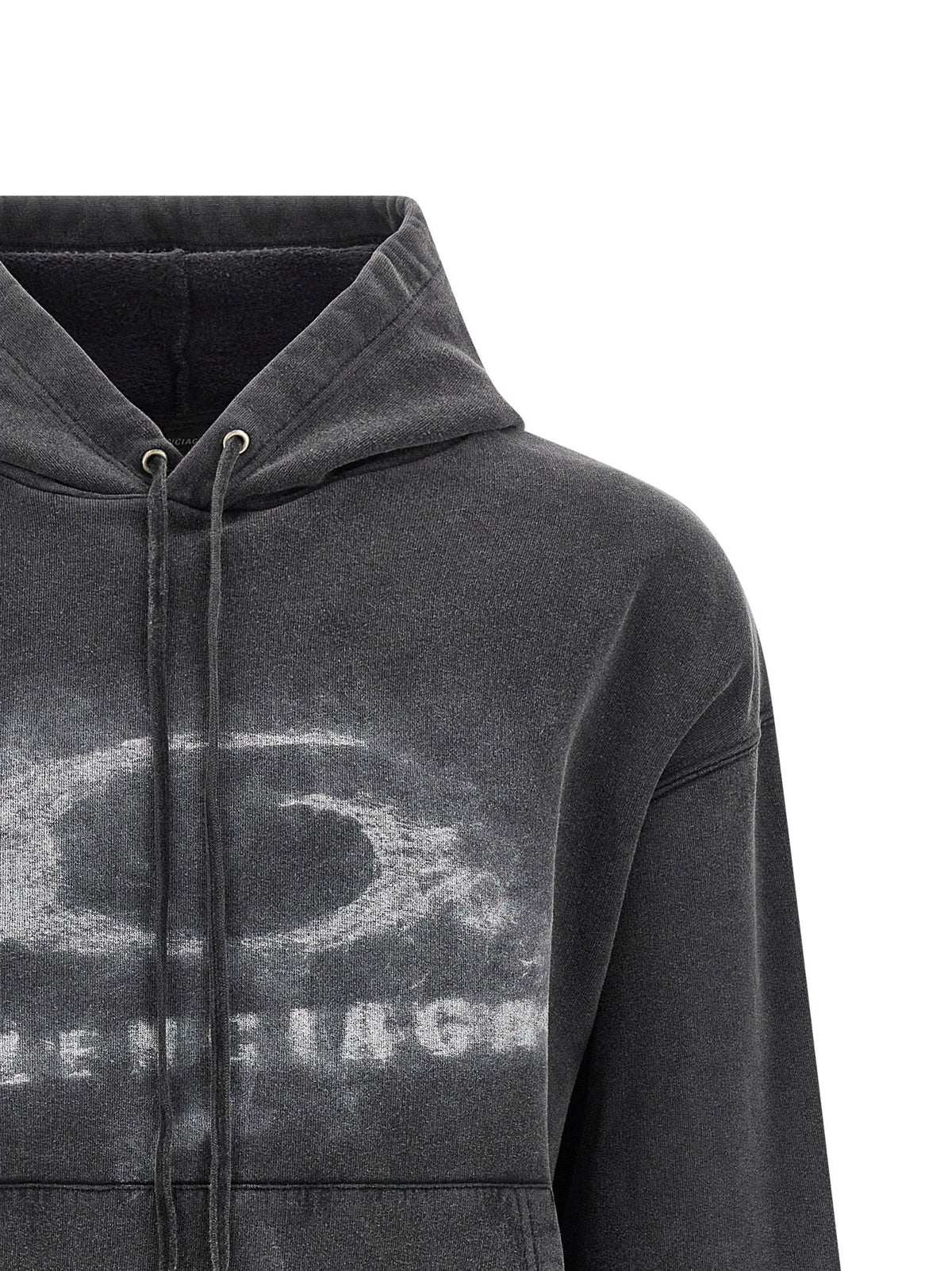 Balenciaga Washed Crayon Loop Hoodie