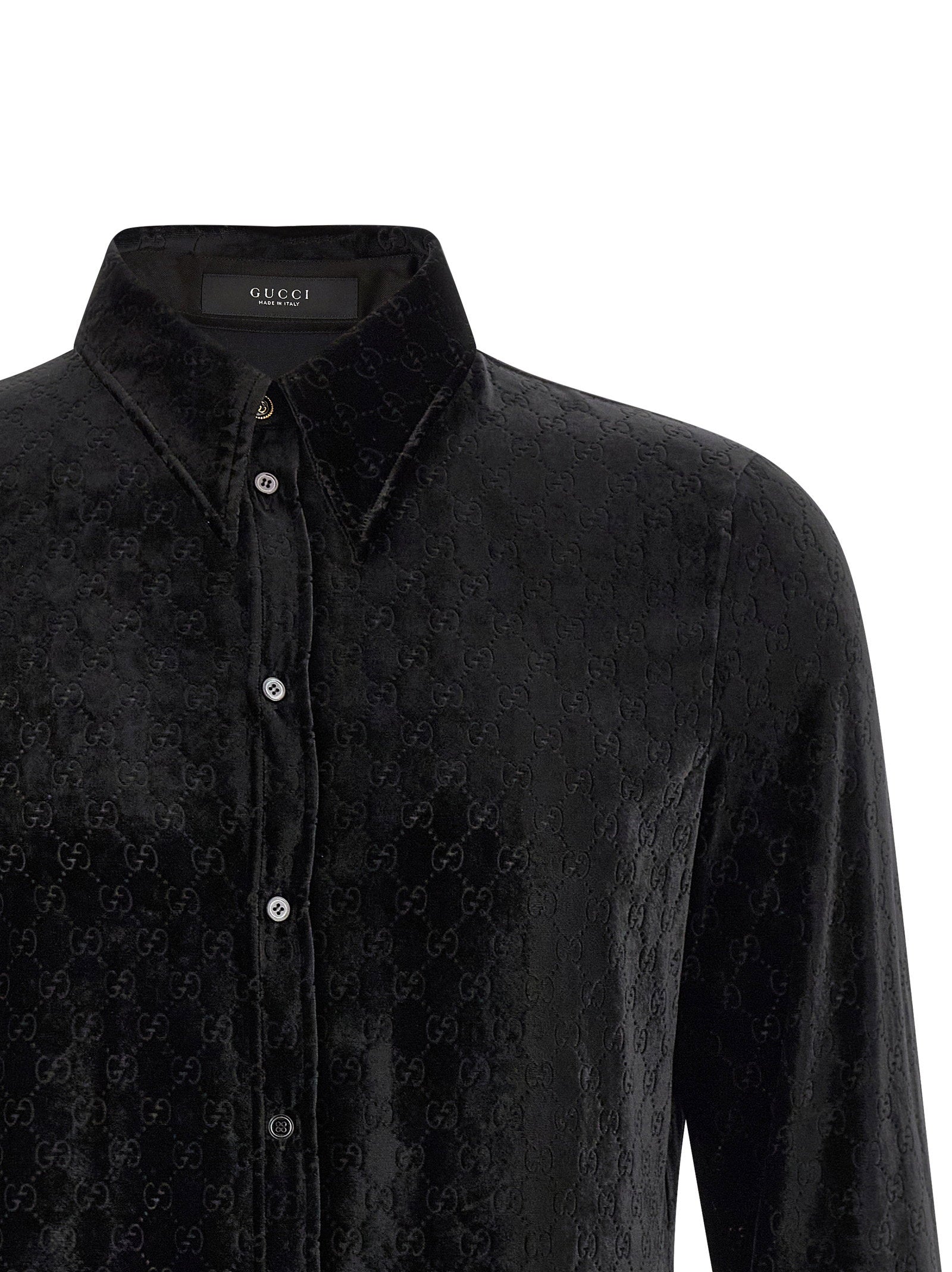 Gucci Gg Velvet Shirt
