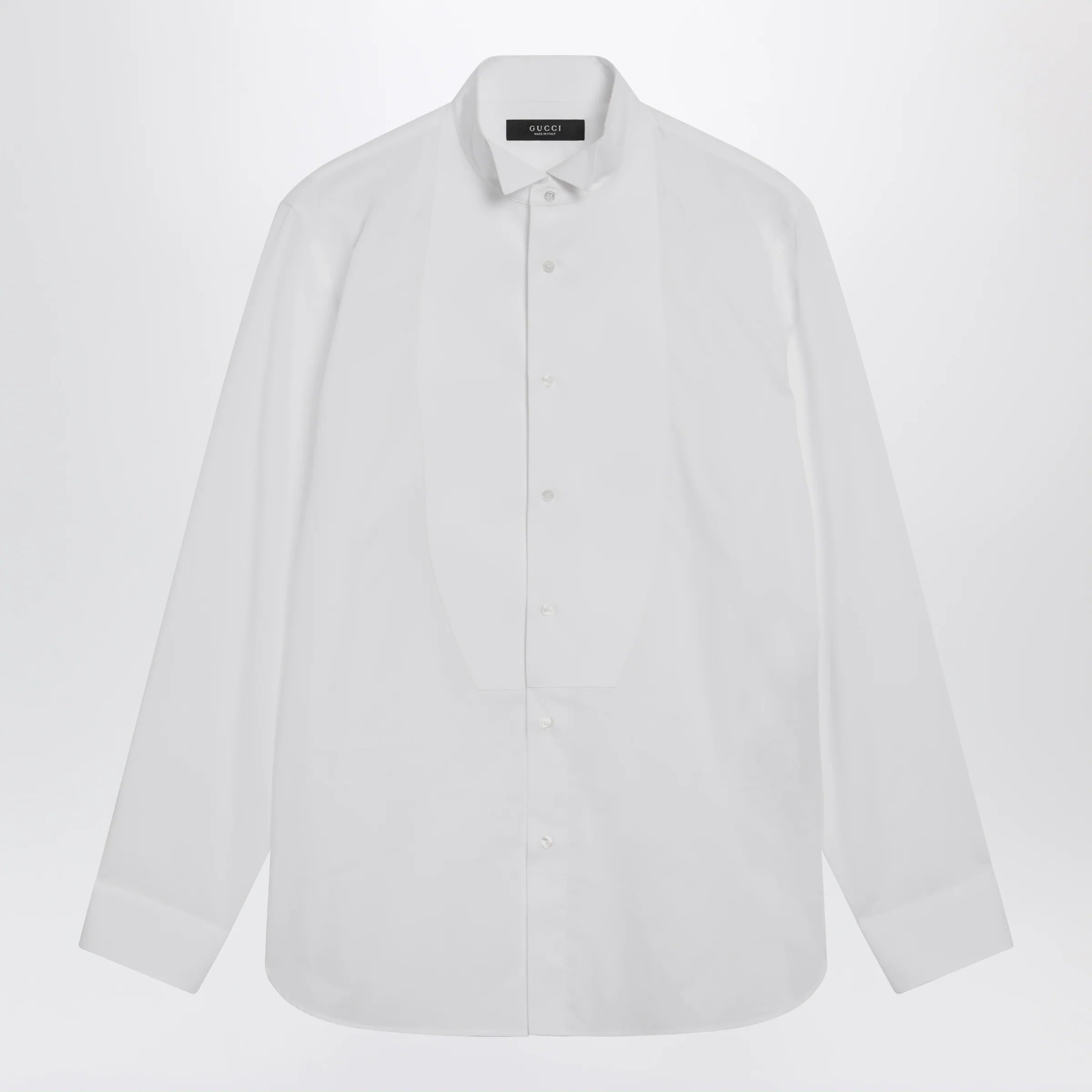 GUCCI White tuxedo shirt