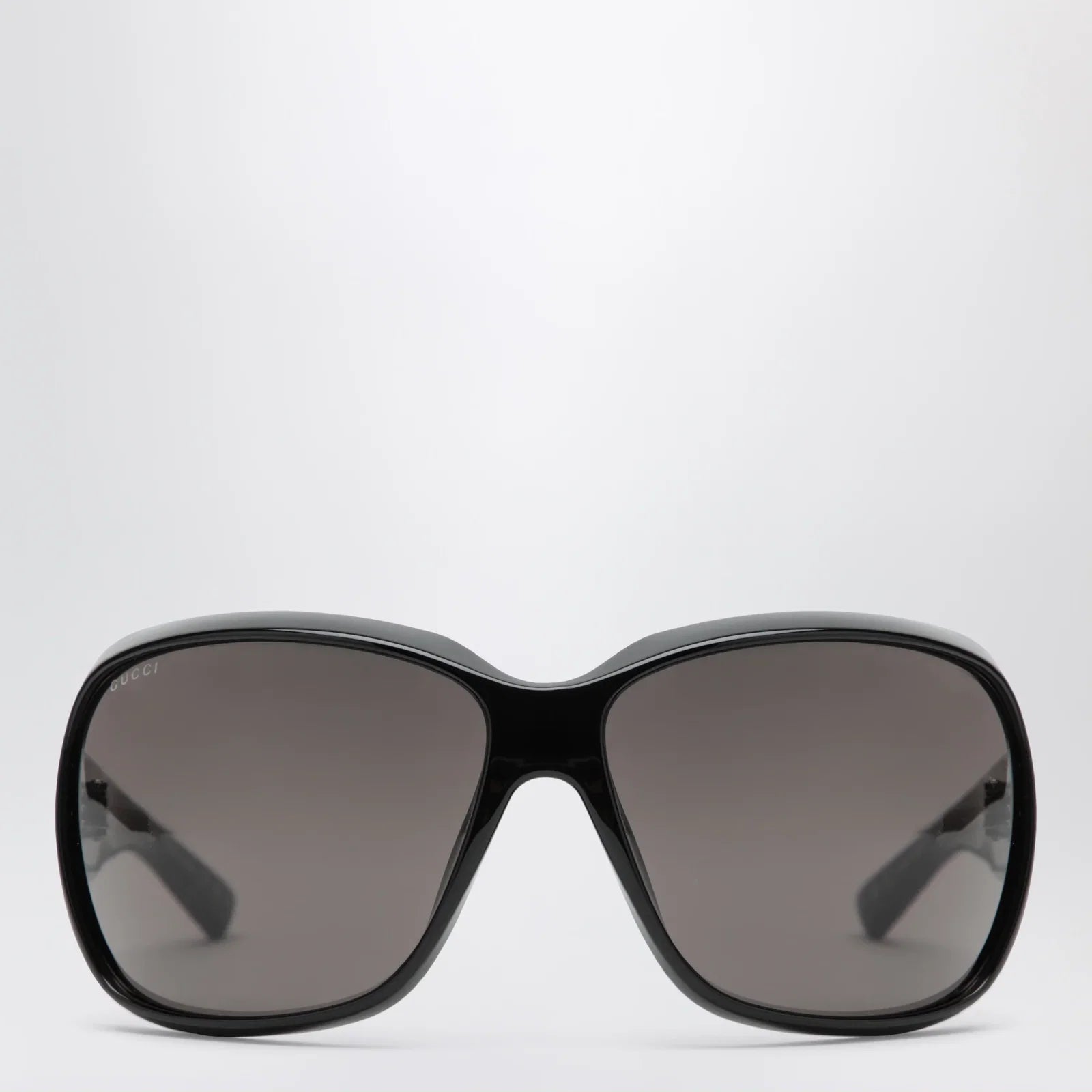 GUCCI Square black acetate sunglasses