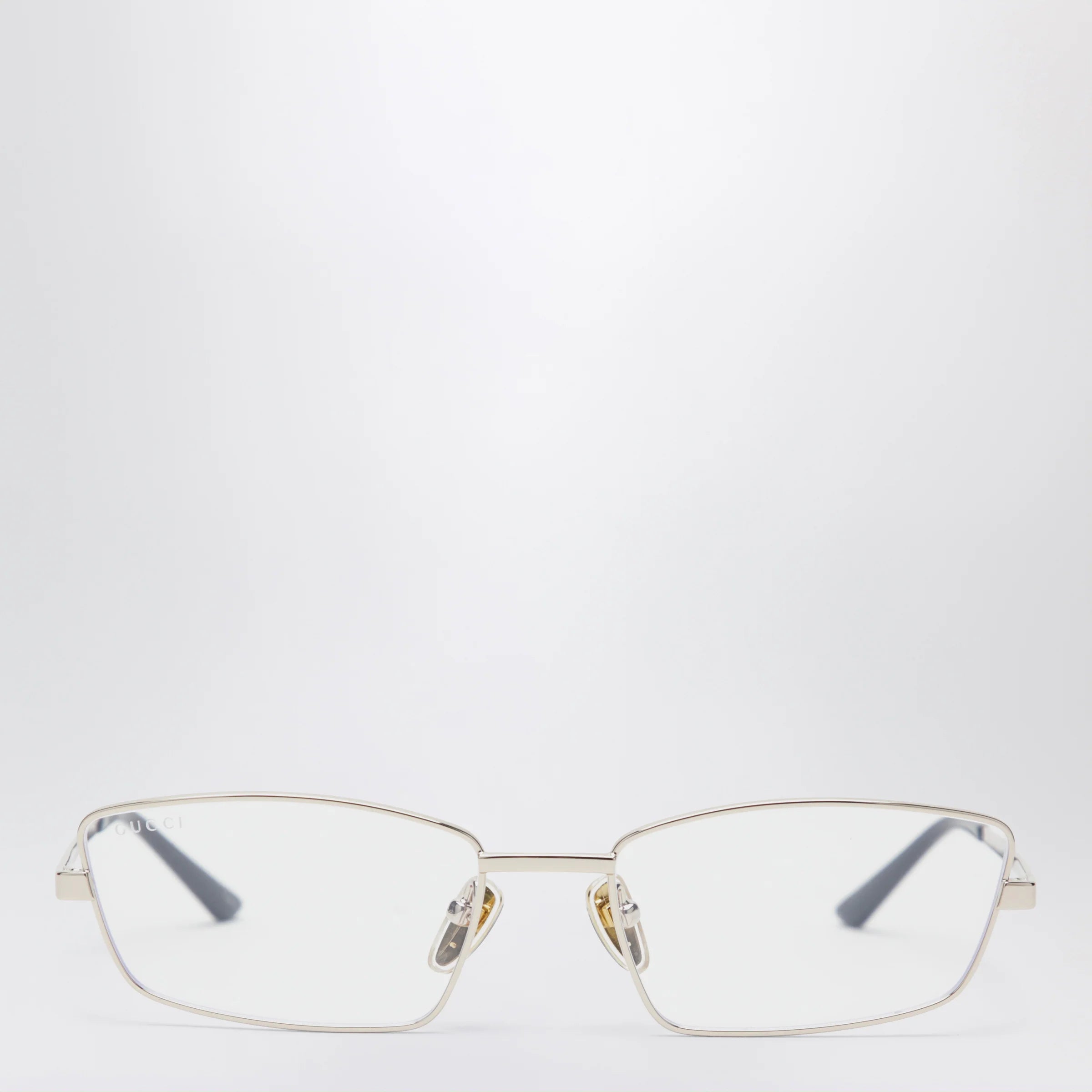 GUCCI Gold-Tone Metal Frame Glasses