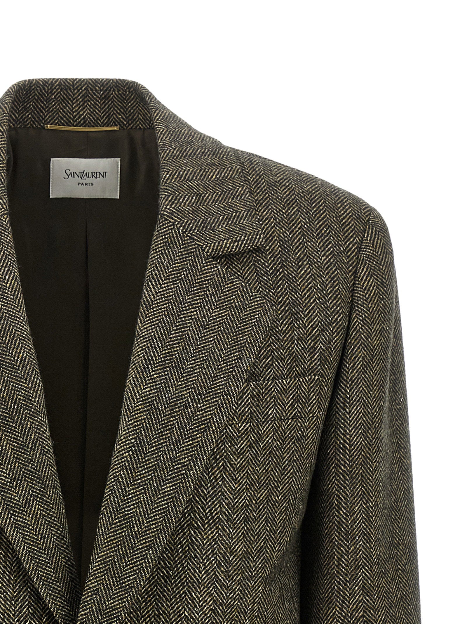 Saint Laurent Herringbone Blazer